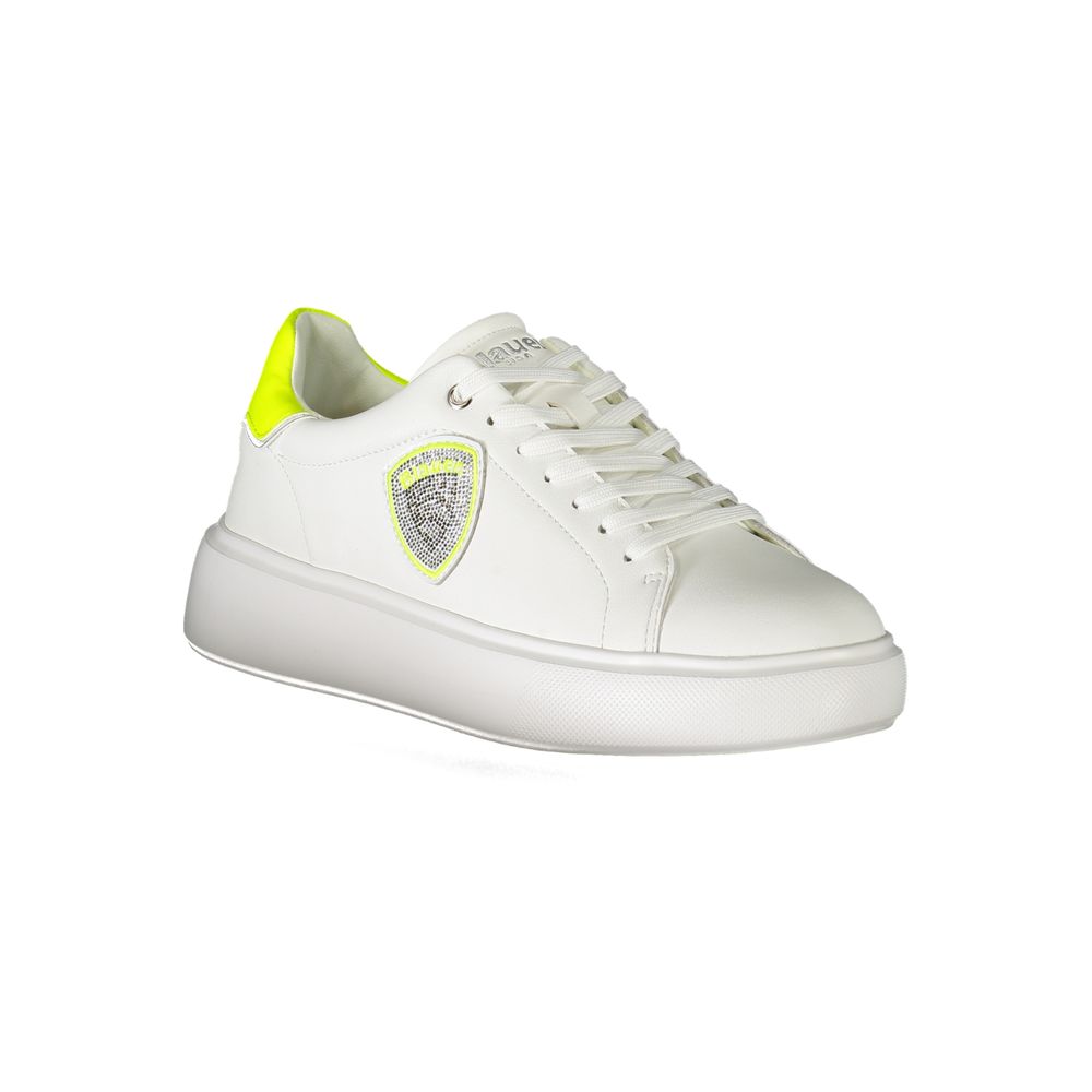 Blauer White Polyester Sneaker LUNESCAPE