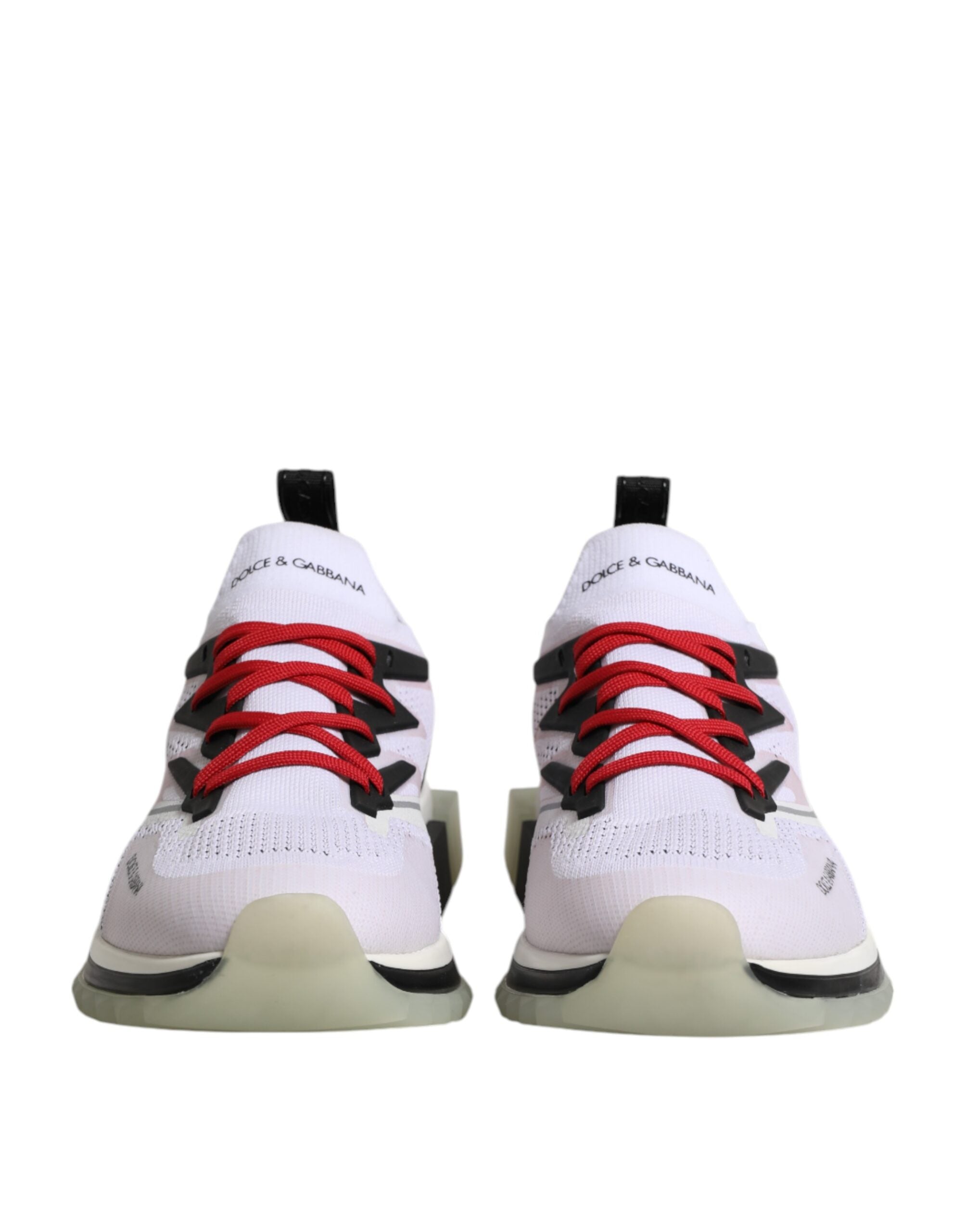 Dolce & Gabbana White SORRENTO Sport Stretch Sneakers Shoes LUNESCAPE