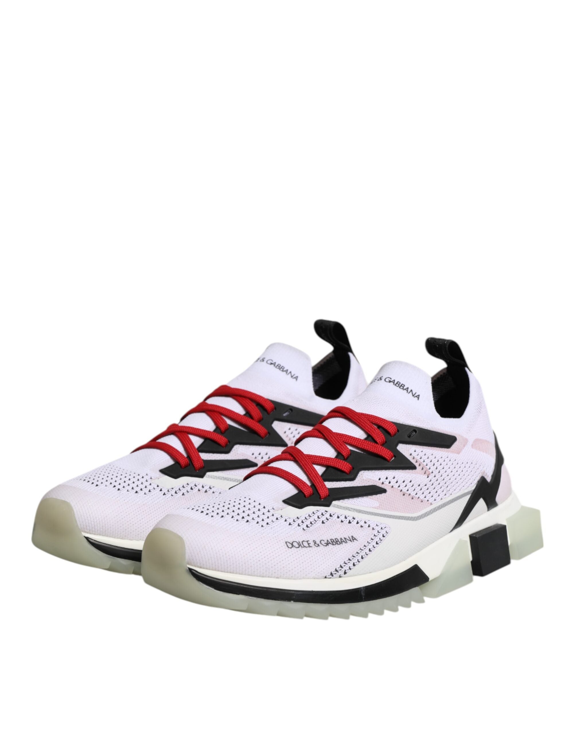 Dolce & Gabbana White SORRENTO Sport Stretch Sneakers Shoes LUNESCAPE