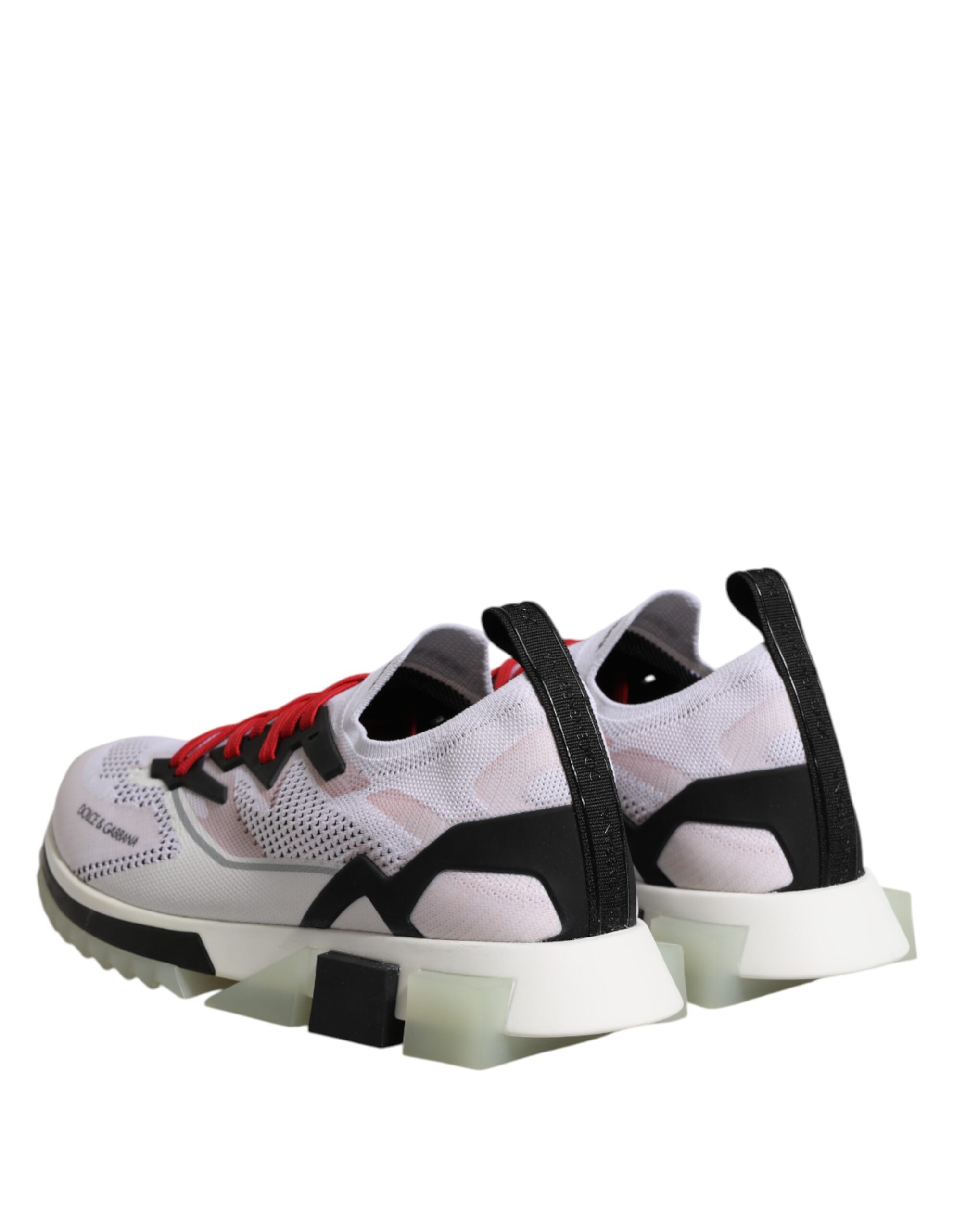 Dolce & Gabbana White SORRENTO Sport Stretch Sneakers Shoes LUNESCAPE