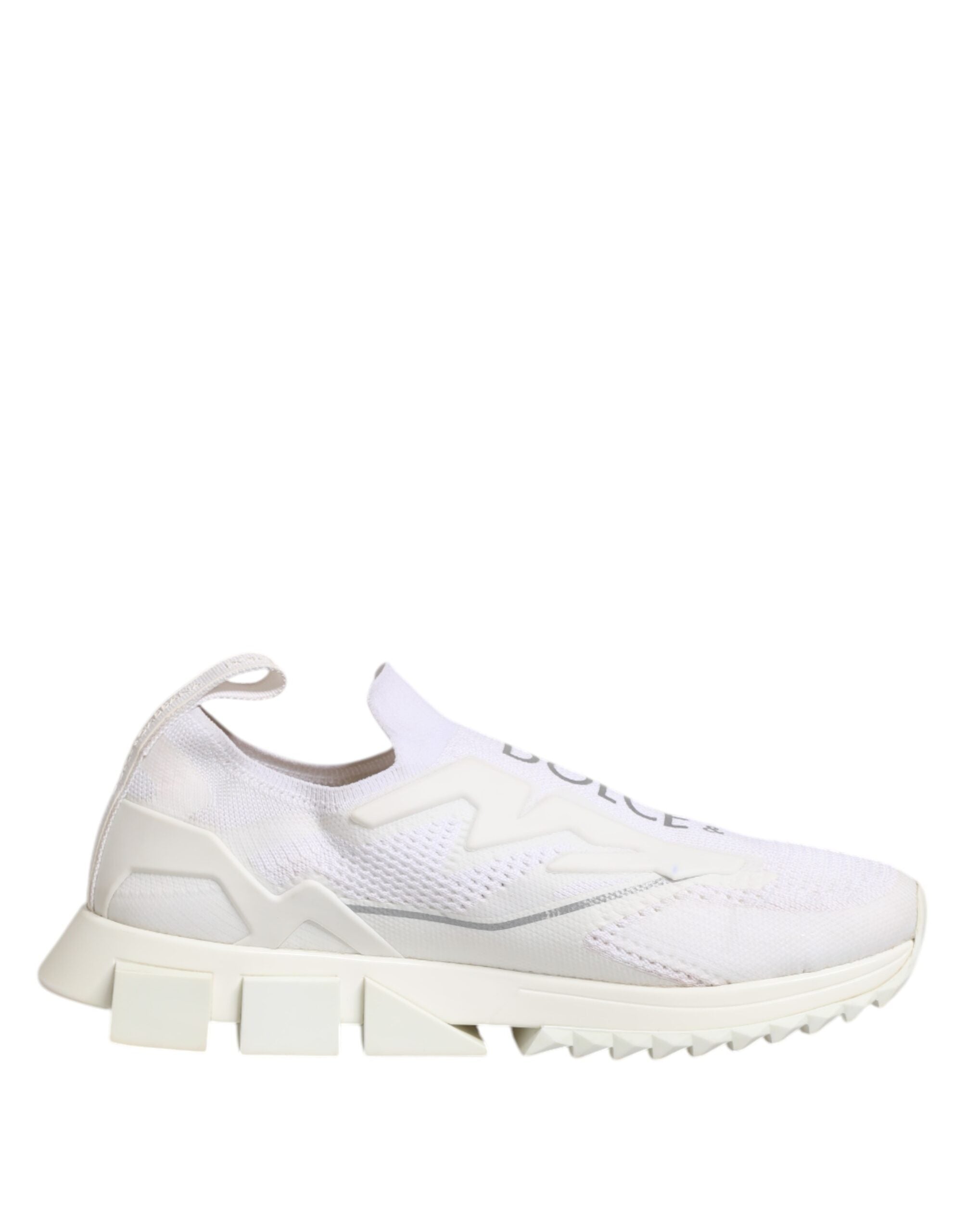 Dolce & Gabbana White SORRENTO Slip On Low Top Sneakers Shoes LUNESCAPE