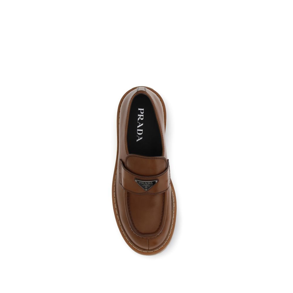 Prada Leather Loafers LUNESCAPE