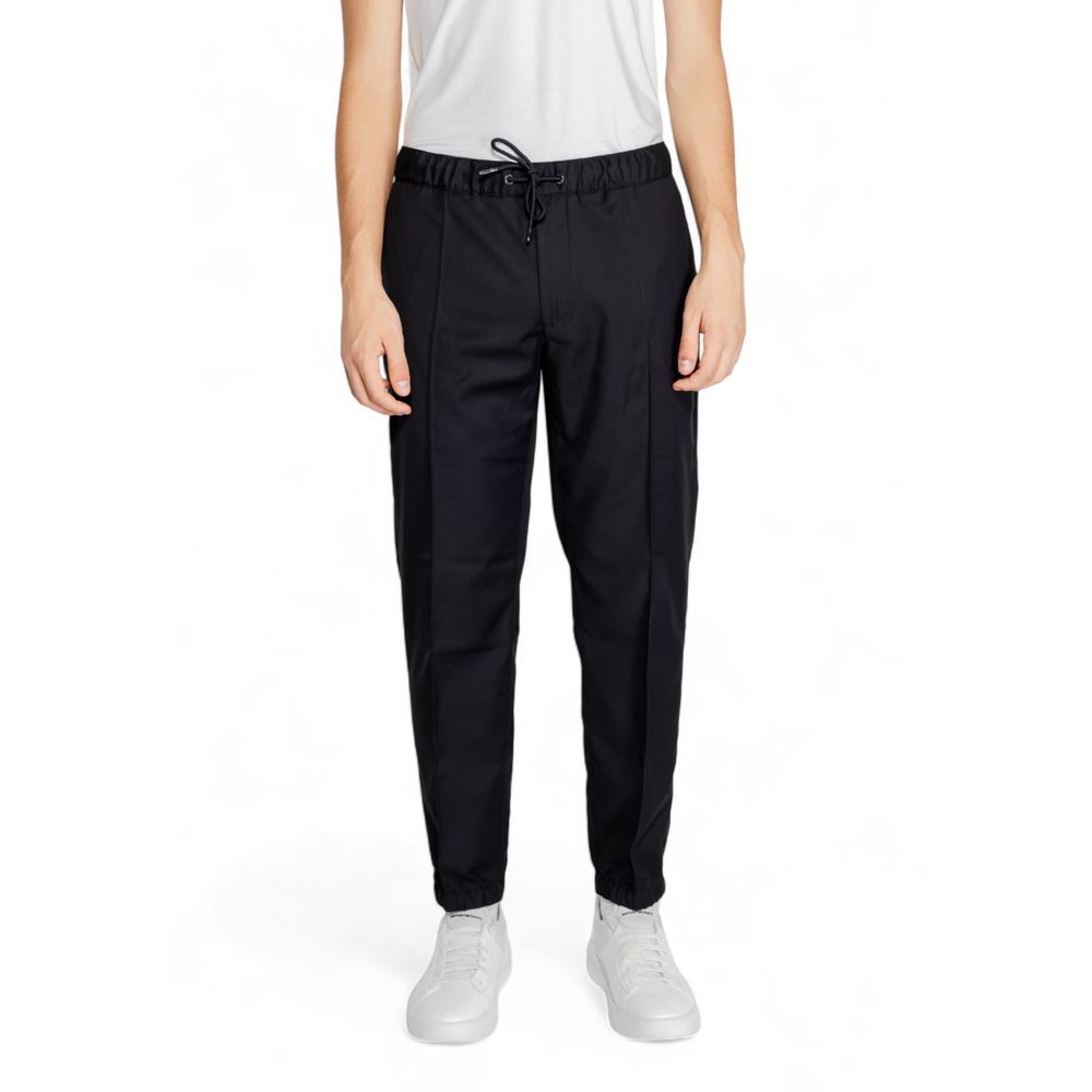 Armani Exchange Black Polyester Pant LUNESCAPE