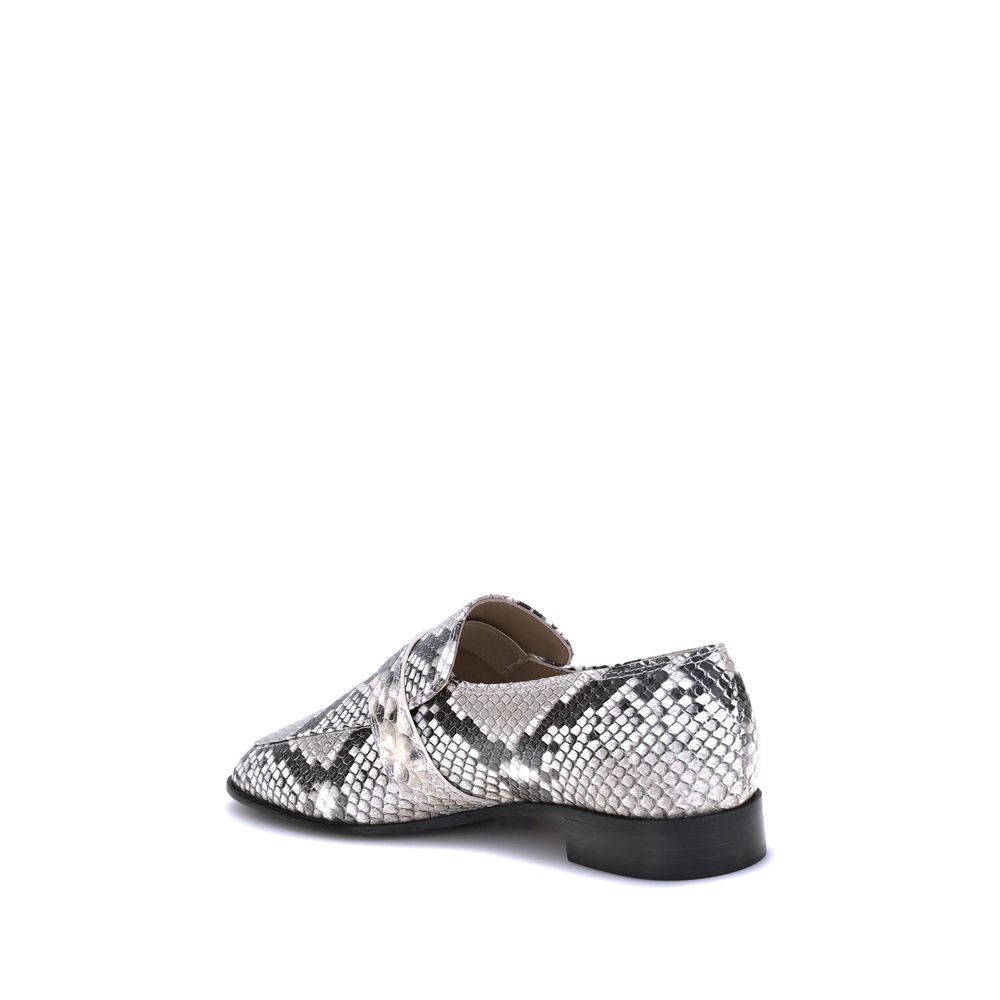 Ferragamo Python print leather Loafers LUNESCAPE