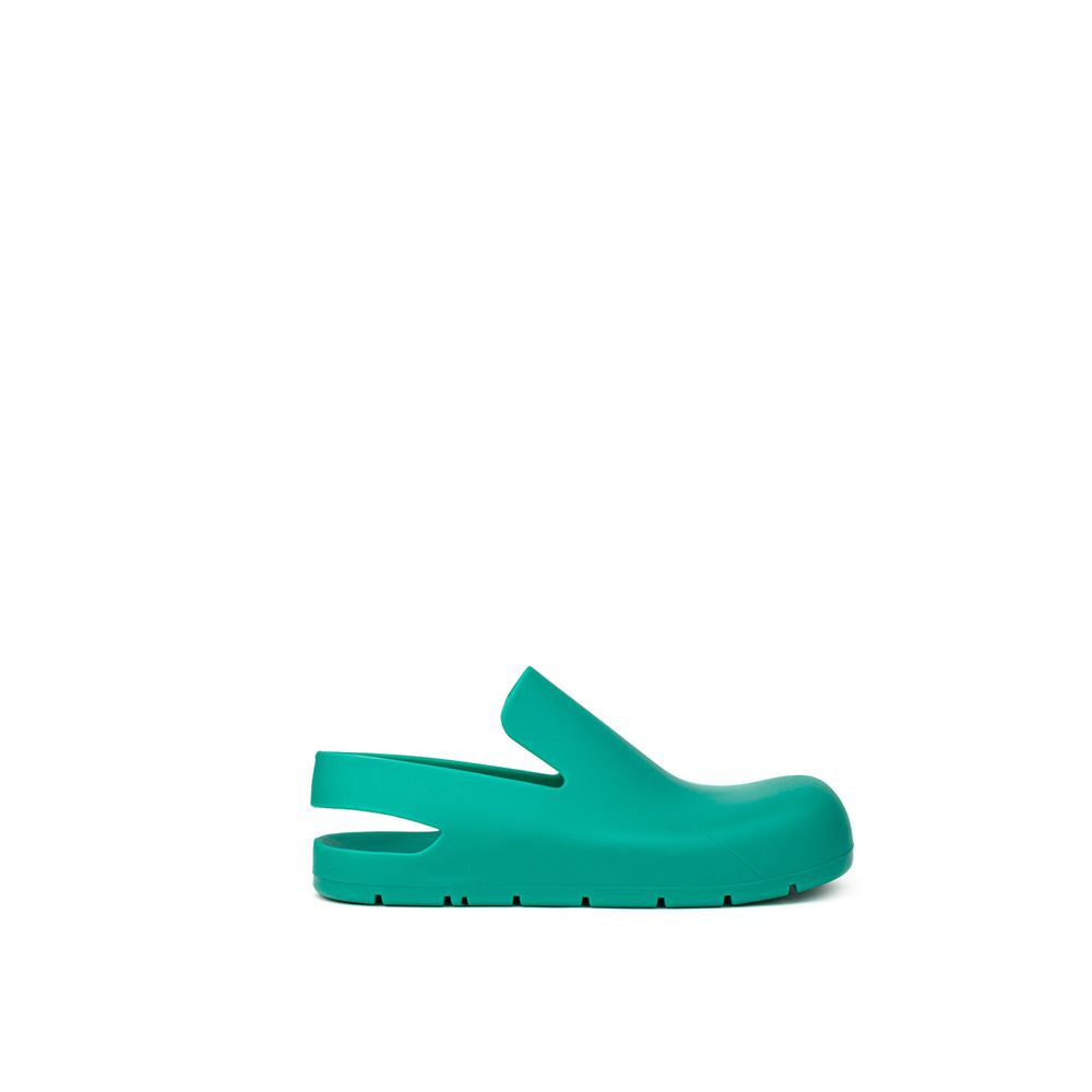 Bottega Veneta Green Cotton Slipper LUNESCAPE