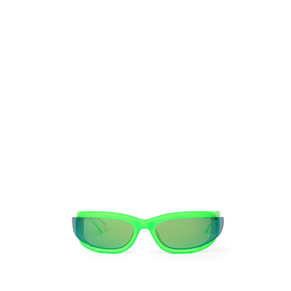 Bottega Veneta Green Acetate Sunglass LUNESCAPE