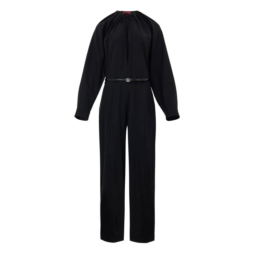 Gucci Black Wool Jumpsuit LUNESCAPE