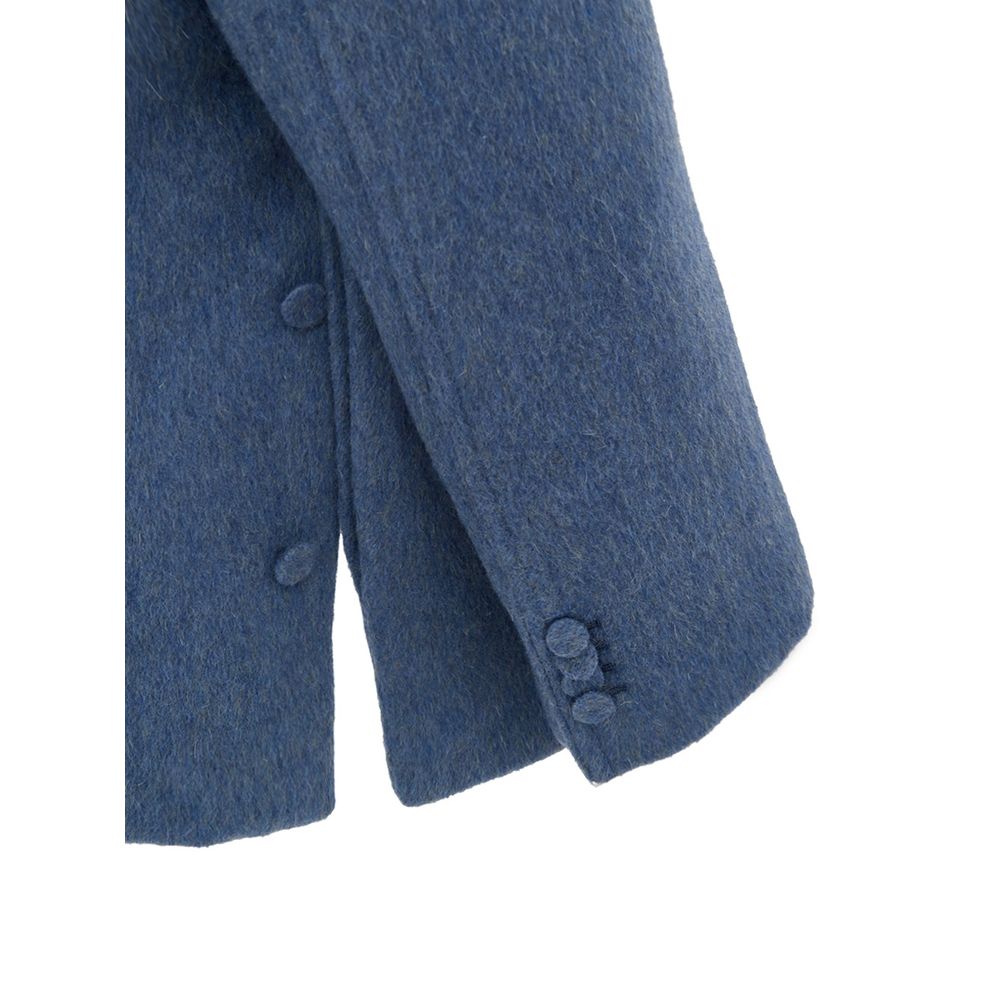 Gucci Light Blue Wool Jackets & Coat LUNESCAPE