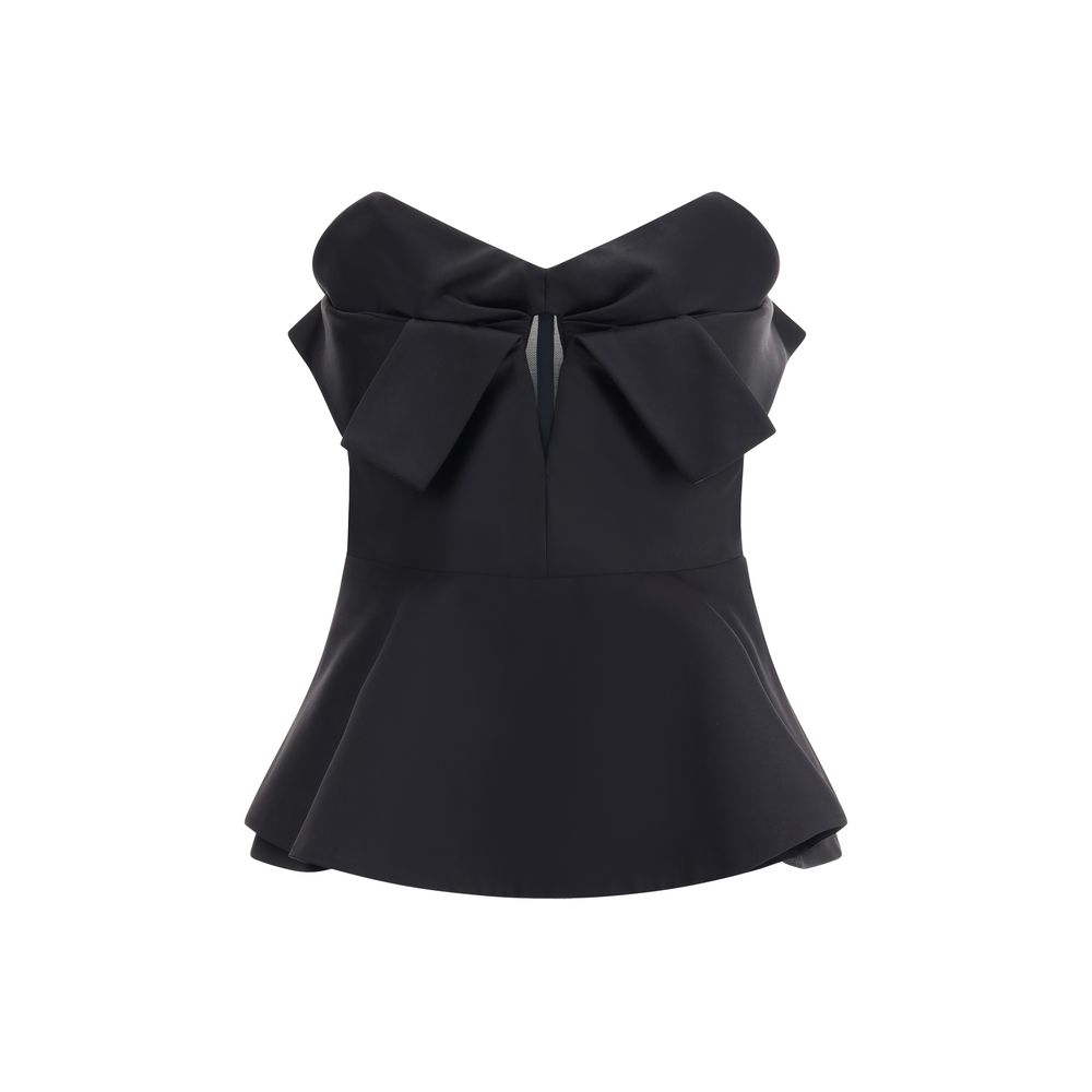 Alexander McQueen Sleeveless corset Top LUNESCAPE