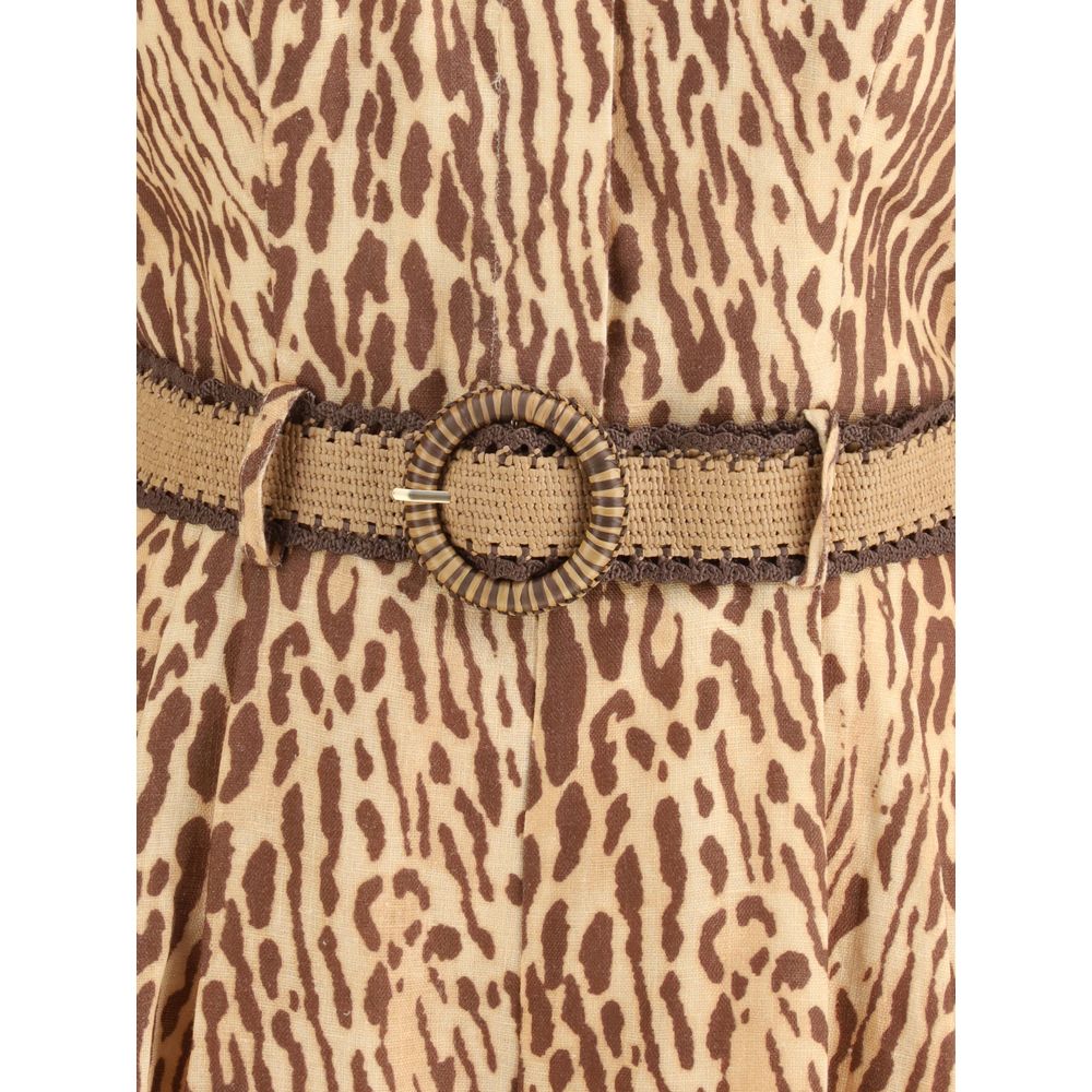 Zimmermann Leopard short Dress LUNESCAPE