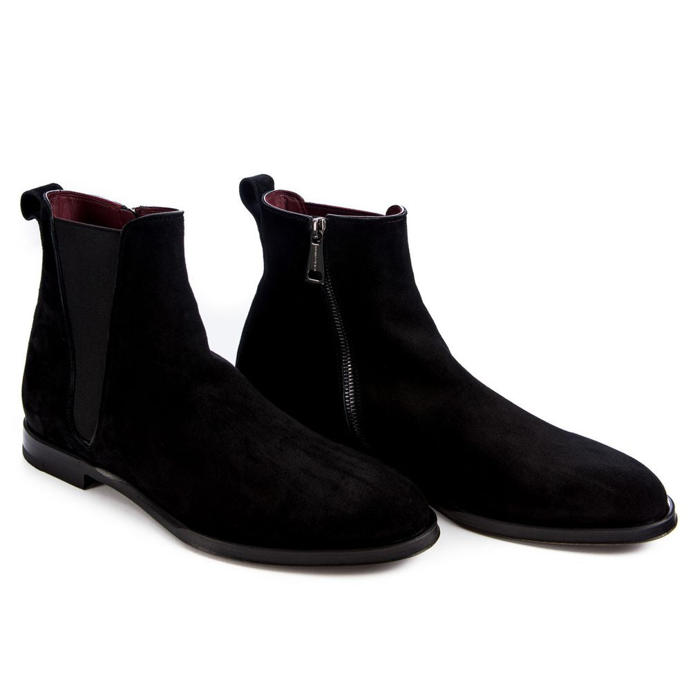 Dolce & Gabbana Black Calfskin Boot LUNESCAPE