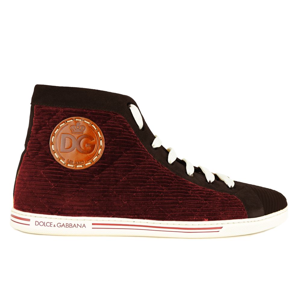 Dolce & Gabbana Red Calfskin Sneaker LUNESCAPE