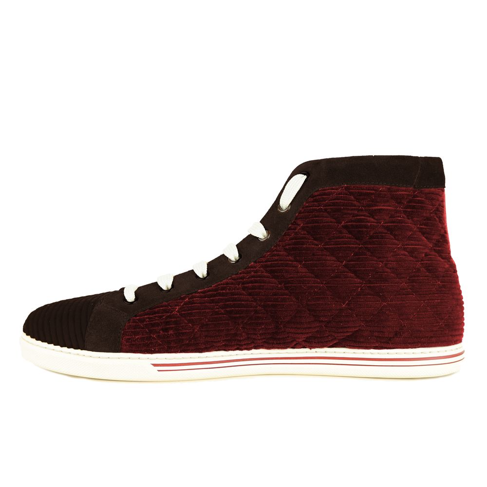 Dolce & Gabbana Red Calfskin Sneaker LUNESCAPE