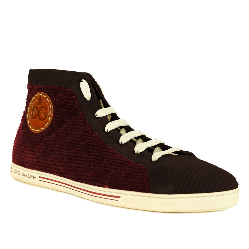 Dolce & Gabbana Red Calfskin Sneaker LUNESCAPE