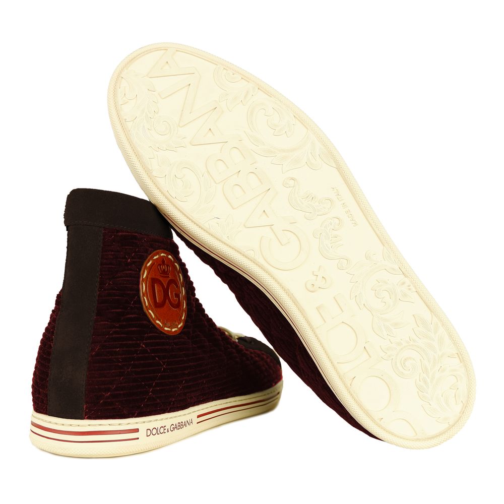 Dolce & Gabbana Red Calfskin Sneaker LUNESCAPE