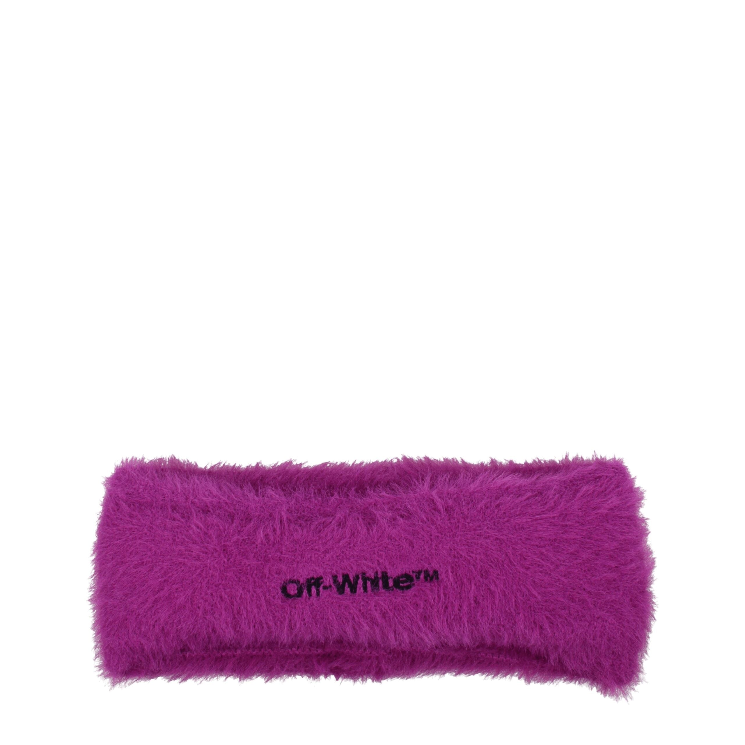 Off-White Purple Fabric Headbands LUNESCAPE