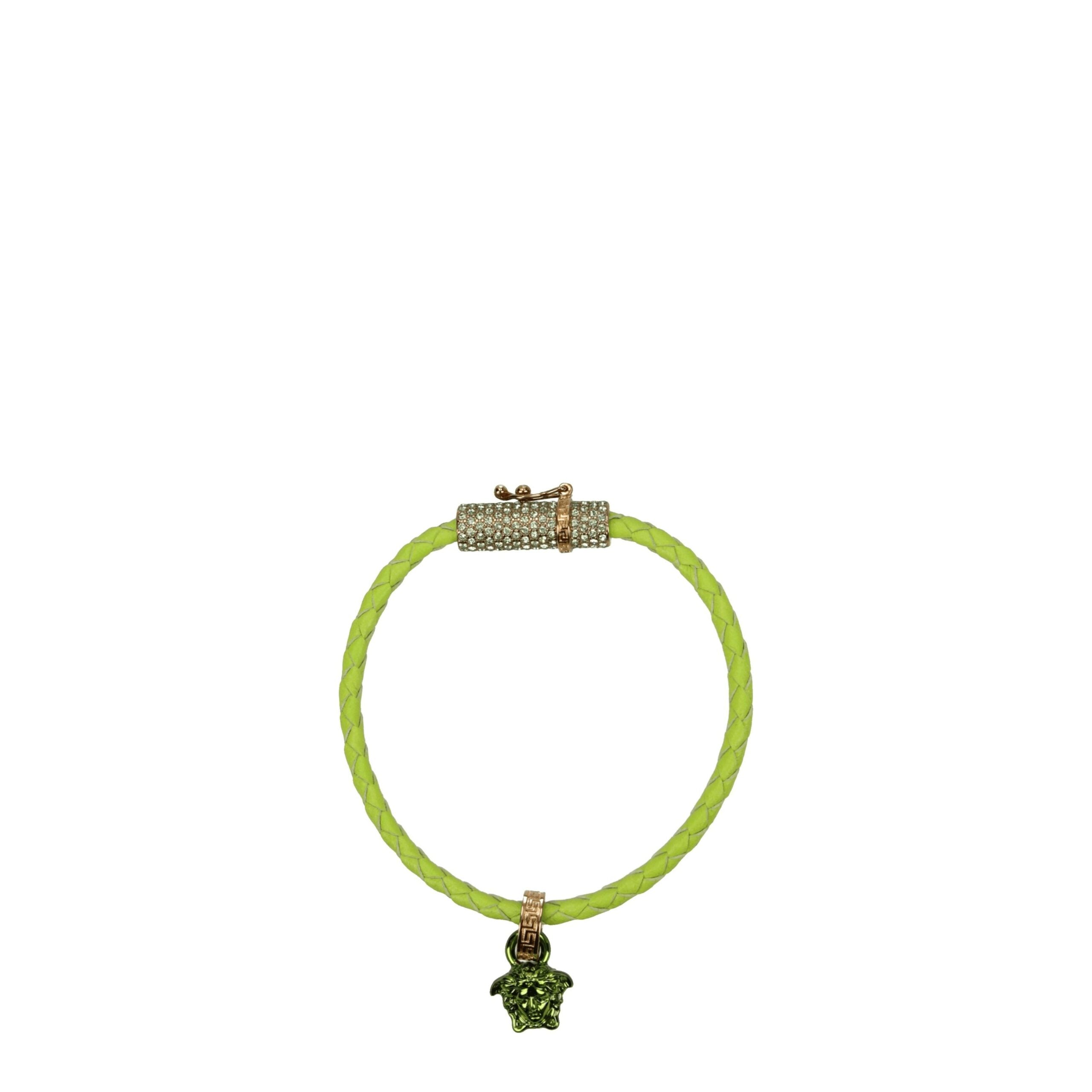 Versace Green Leather Bracelets LUNESCAPE
