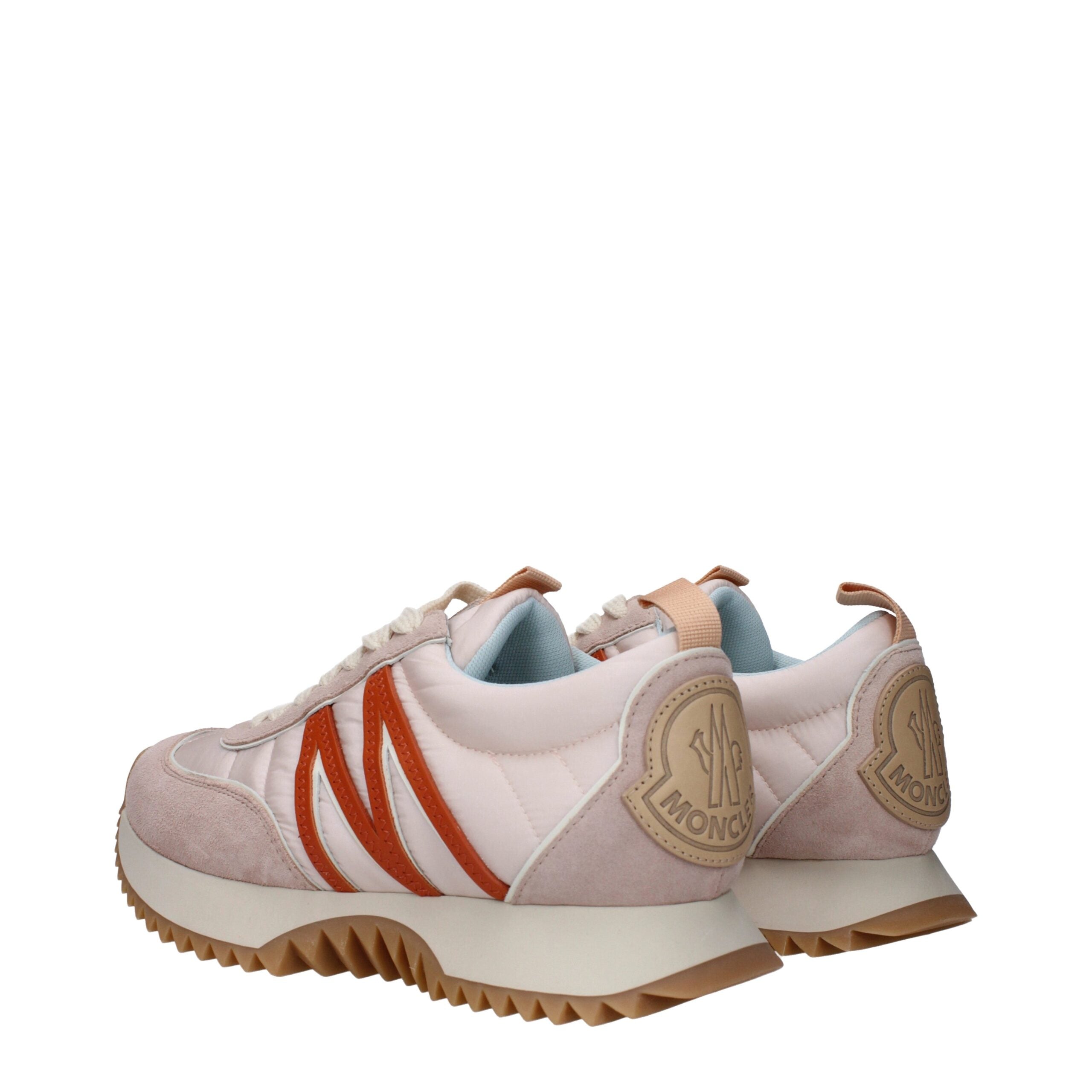 Moncler Pink Fabric Chunky Sneakers LUNESCAPE