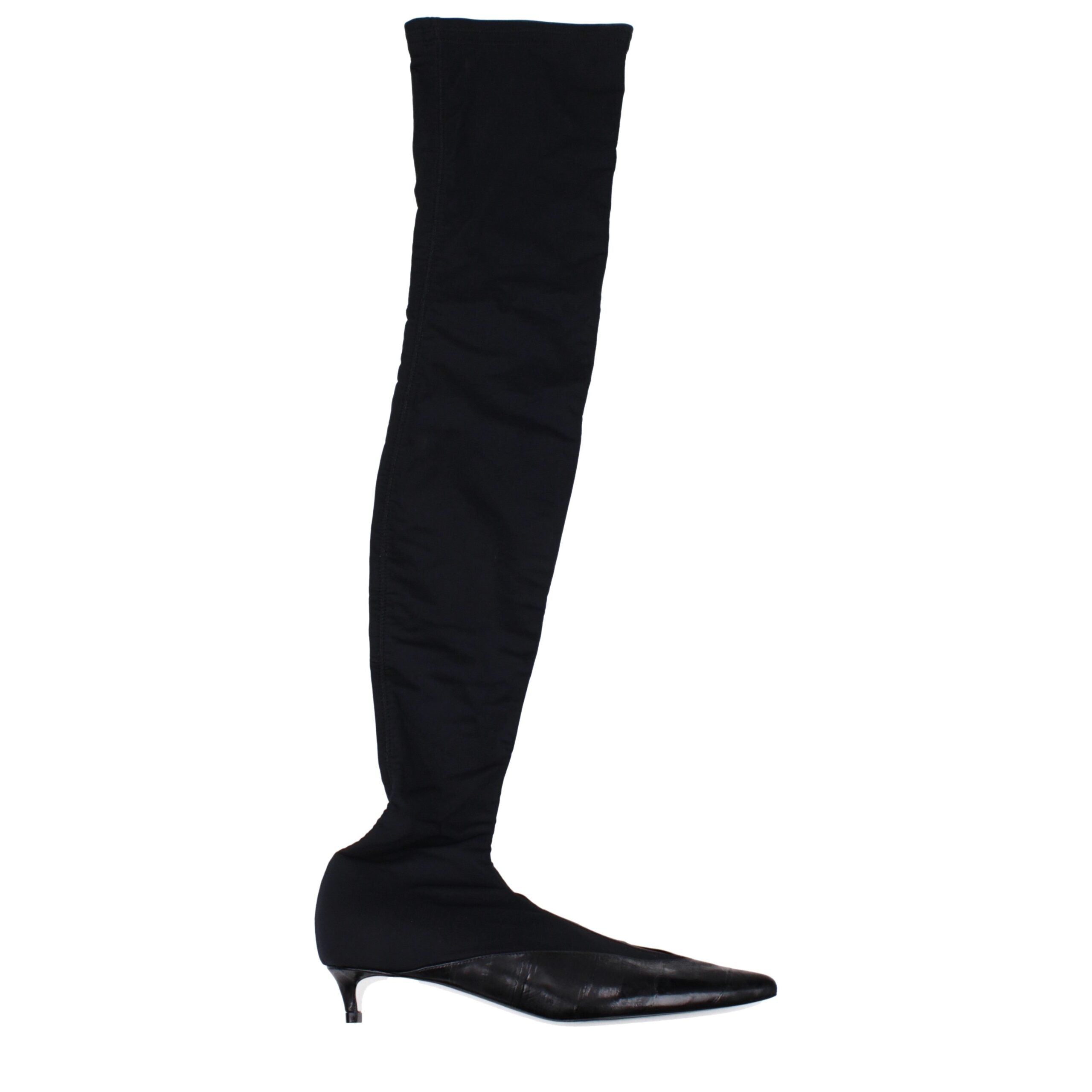 Givenchy Black Fabric Over The Knee LUNESCAPE