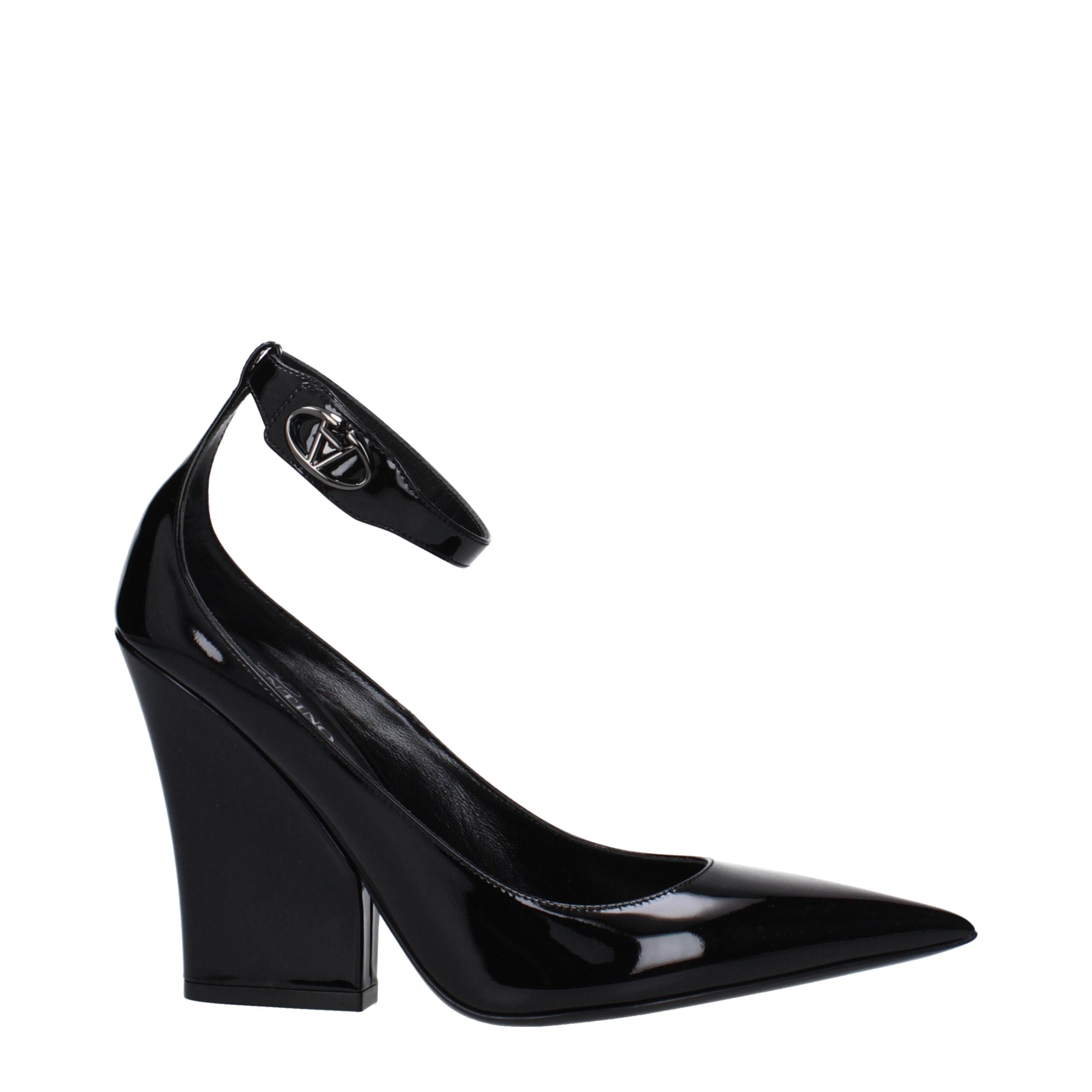 Valentino Garavani Black Leather Platforms Pumps LUNESCAPE