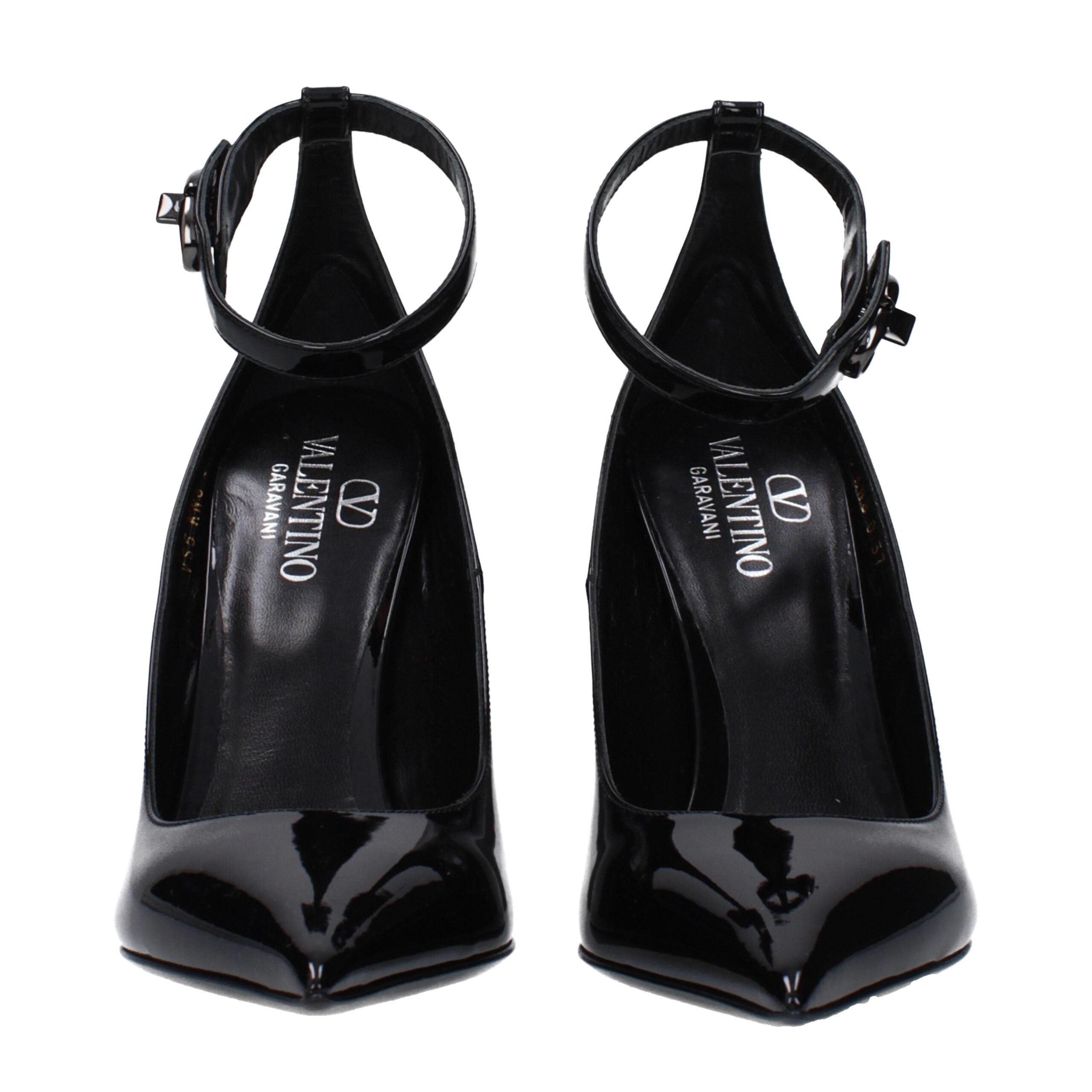 Valentino Garavani Black Leather Platforms Pumps LUNESCAPE