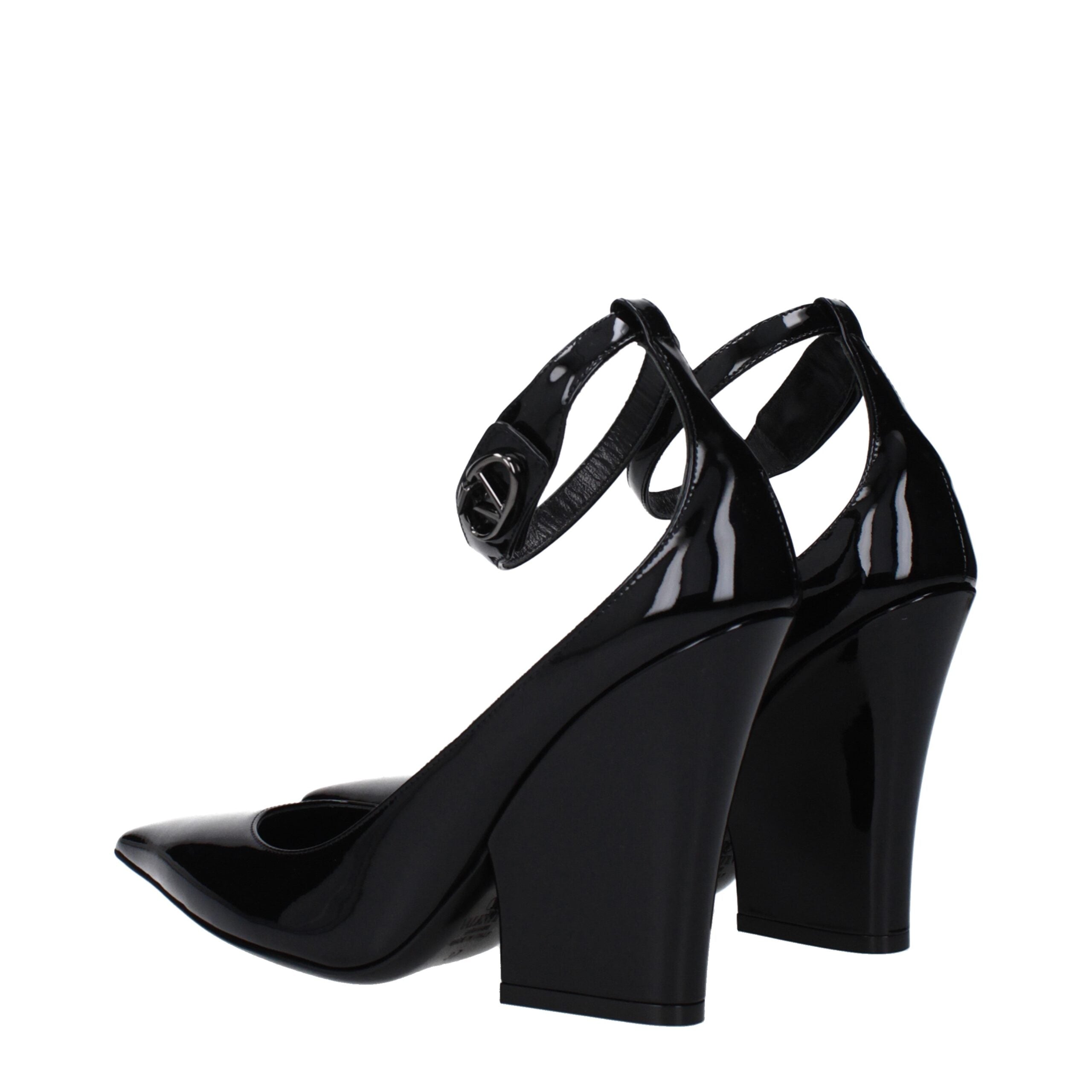 Valentino Garavani Black Leather Platforms Pumps LUNESCAPE