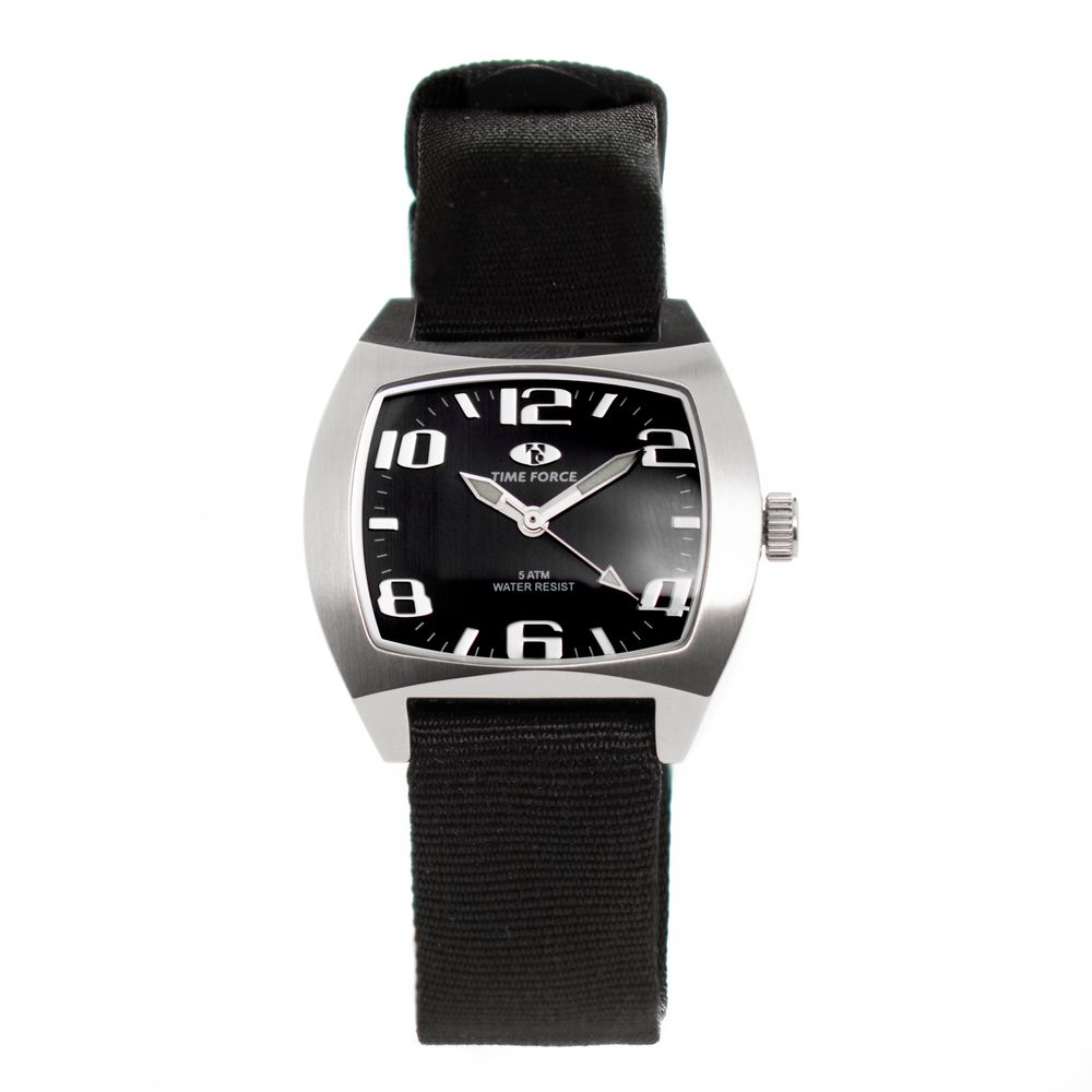 Time Force Black Nylon Watch LUNESCAPE