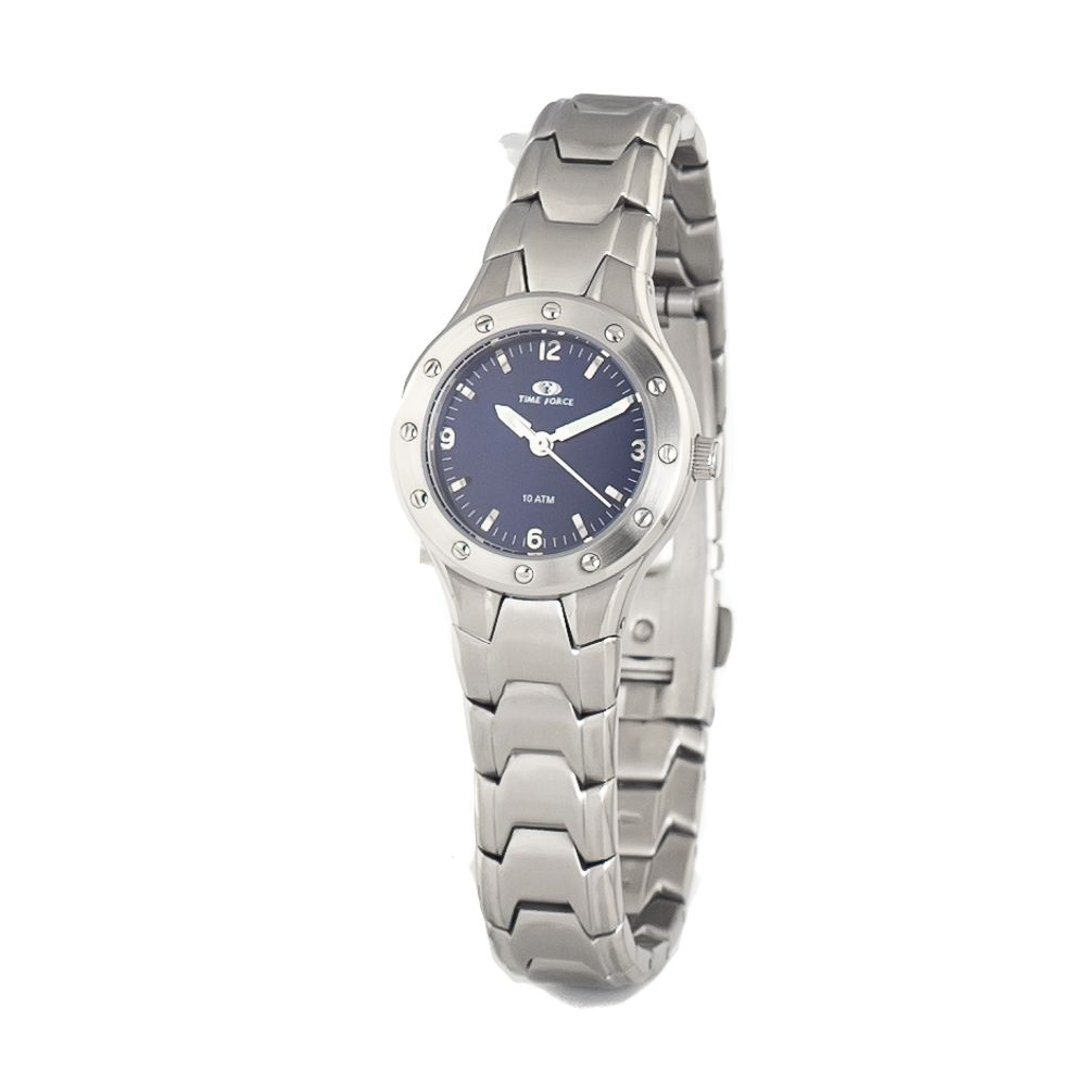 Time Force Silver Stainless Steel Watch LUNESCAPE
