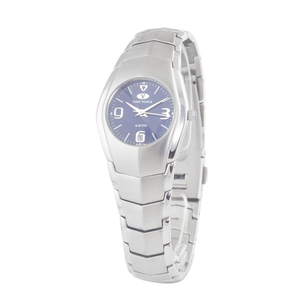 Time Force Silver Stainless Steel Watch LUNESCAPE