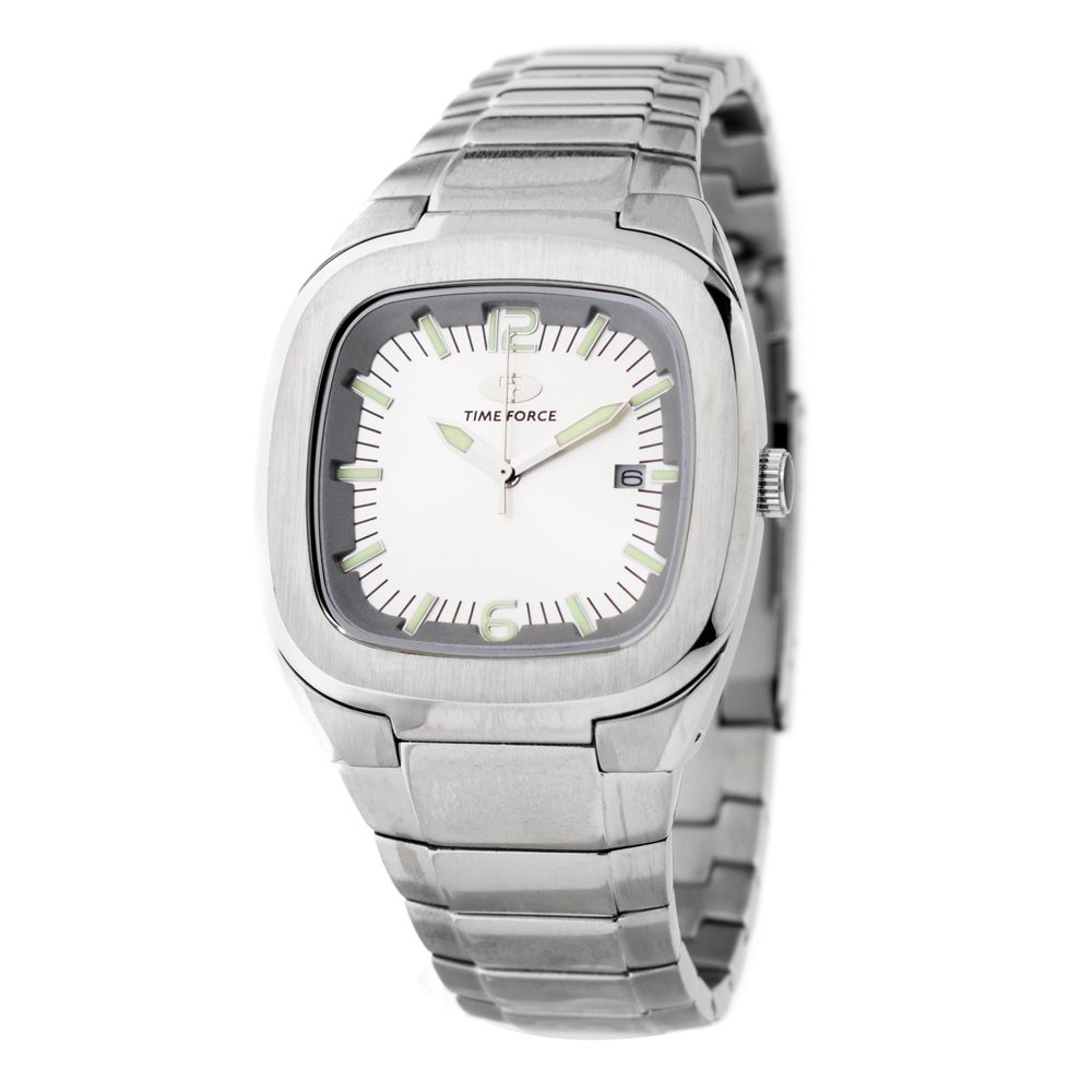 Time Force Silver Stainless Steel Watch LUNESCAPE