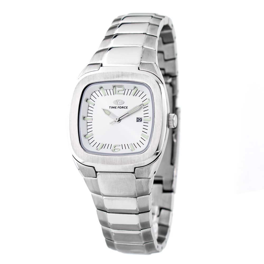Time Force Silver Stainless Steel Watch LUNESCAPE