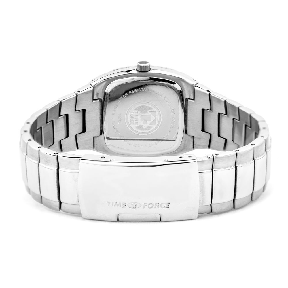 Time Force Silver Stainless Steel Watch LUNESCAPE