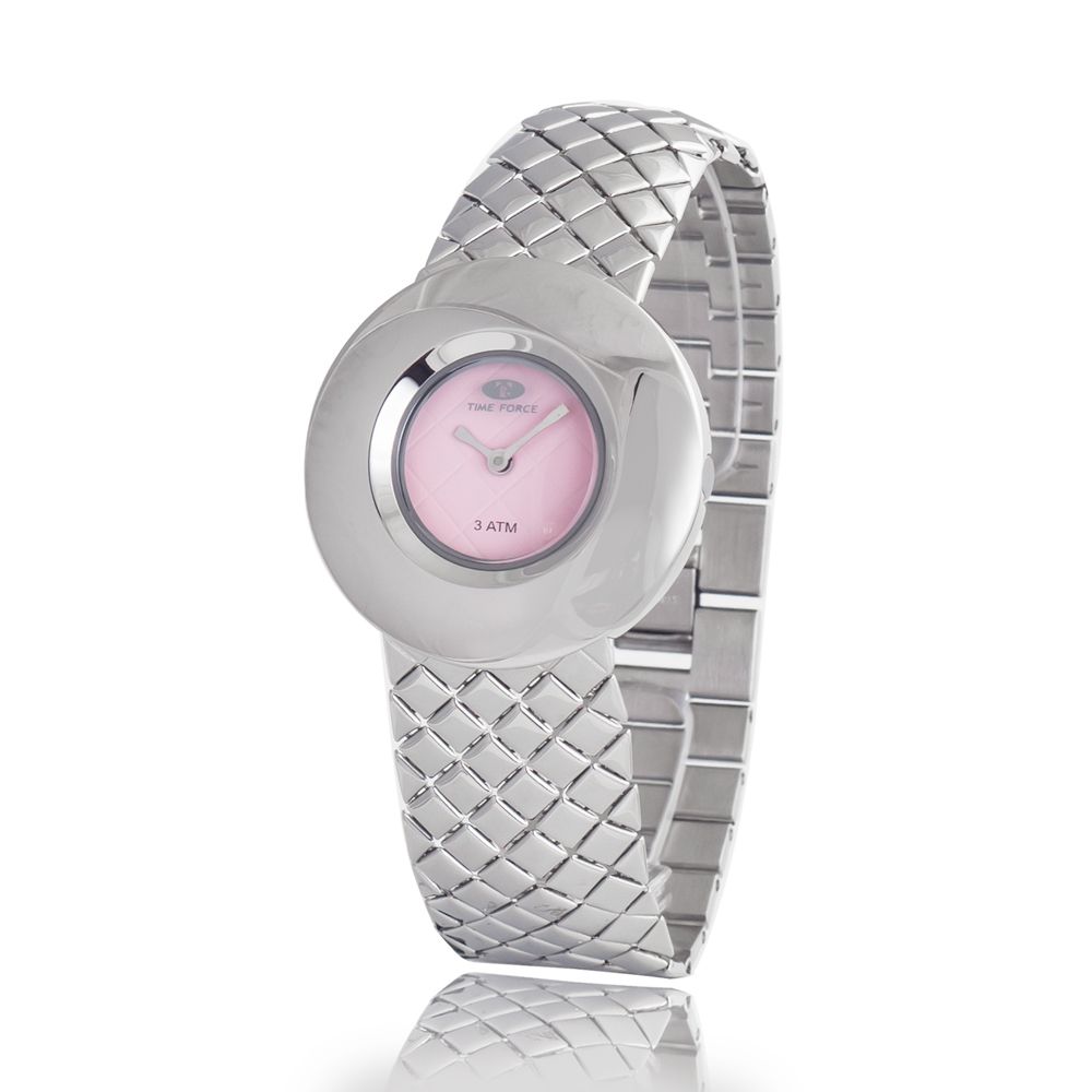 Time Force Silver Stainless Steel Watch LUNESCAPE