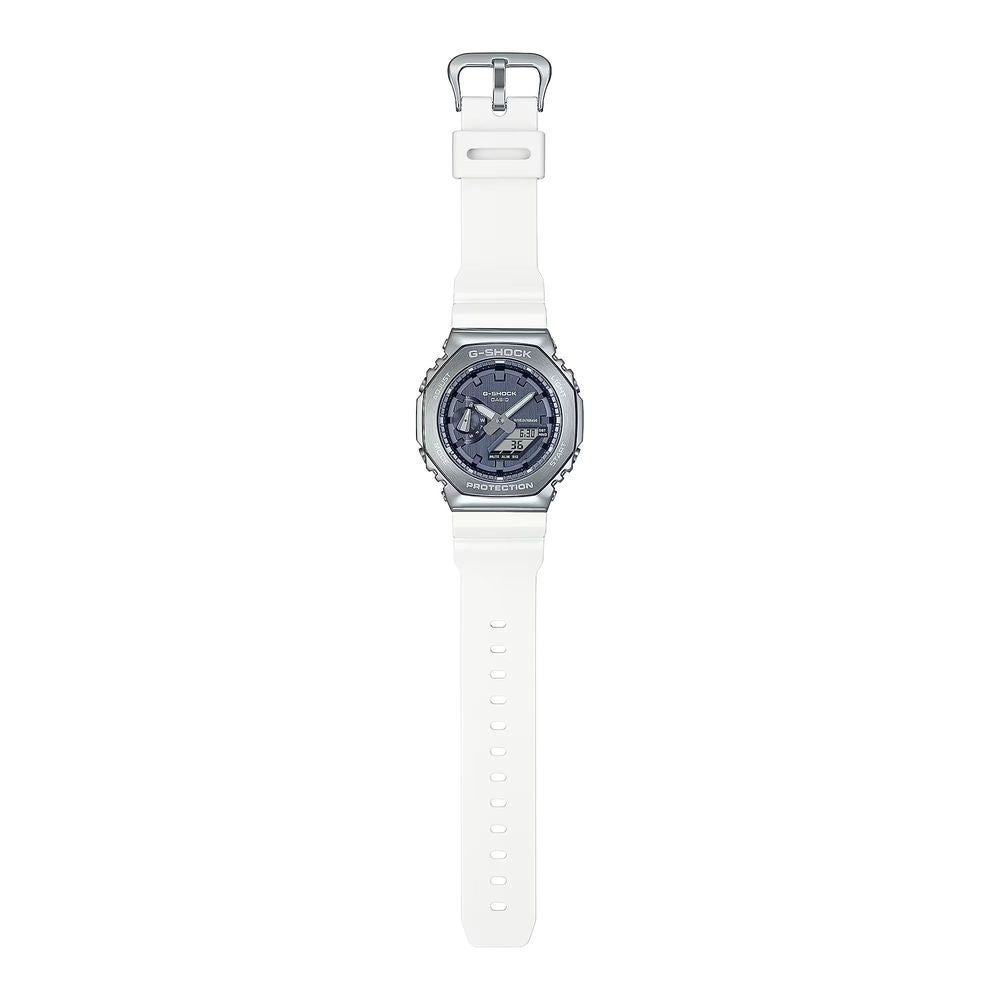 Casio White Eco Watch LUNESCAPE