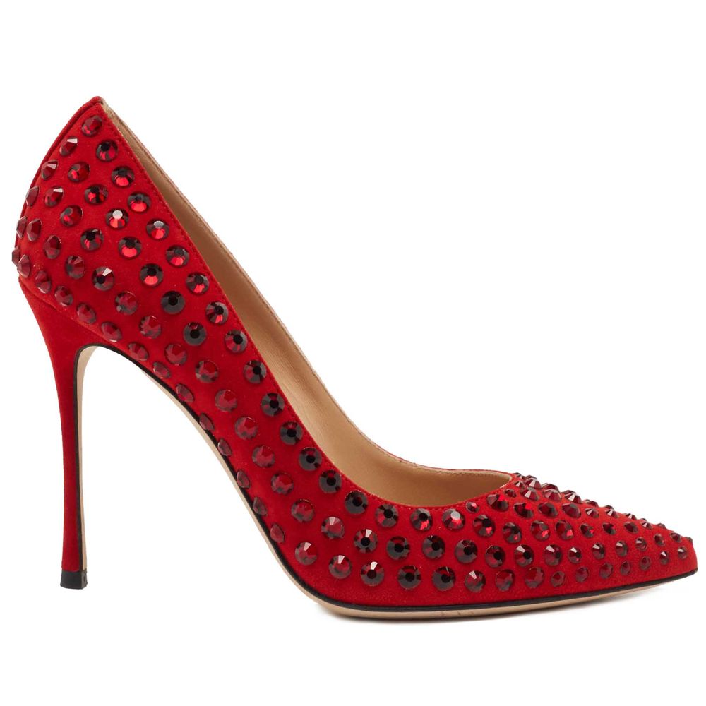 Sergio Rossi Red Calfskin Pump LUNESCAPE