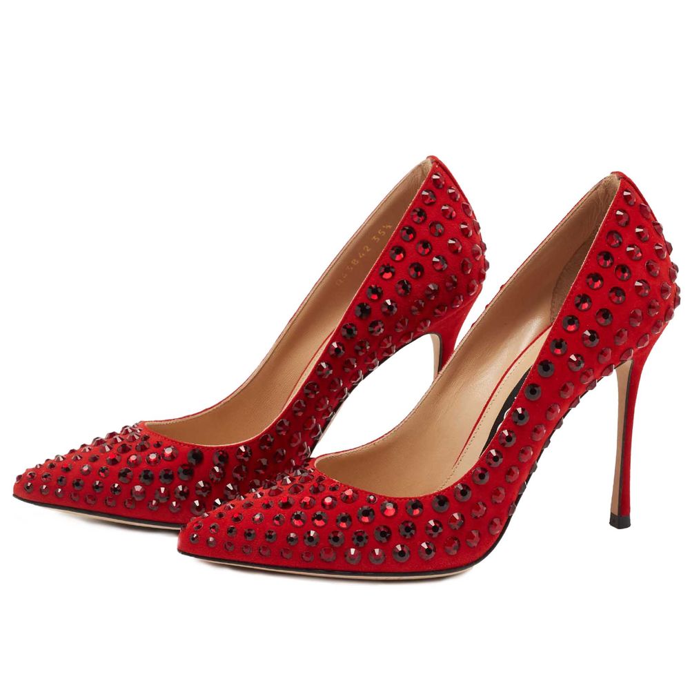 Sergio Rossi Red Calfskin Pump LUNESCAPE