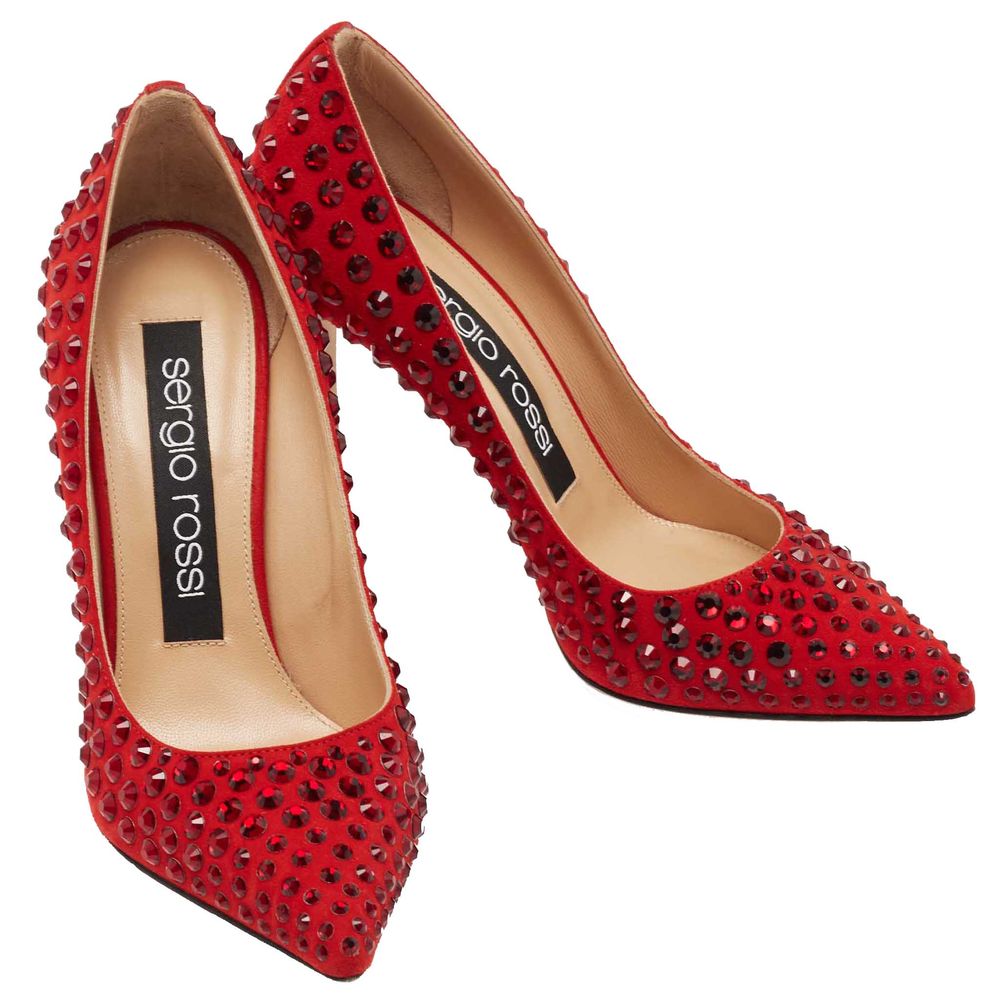 Sergio Rossi Red Calfskin Pump LUNESCAPE
