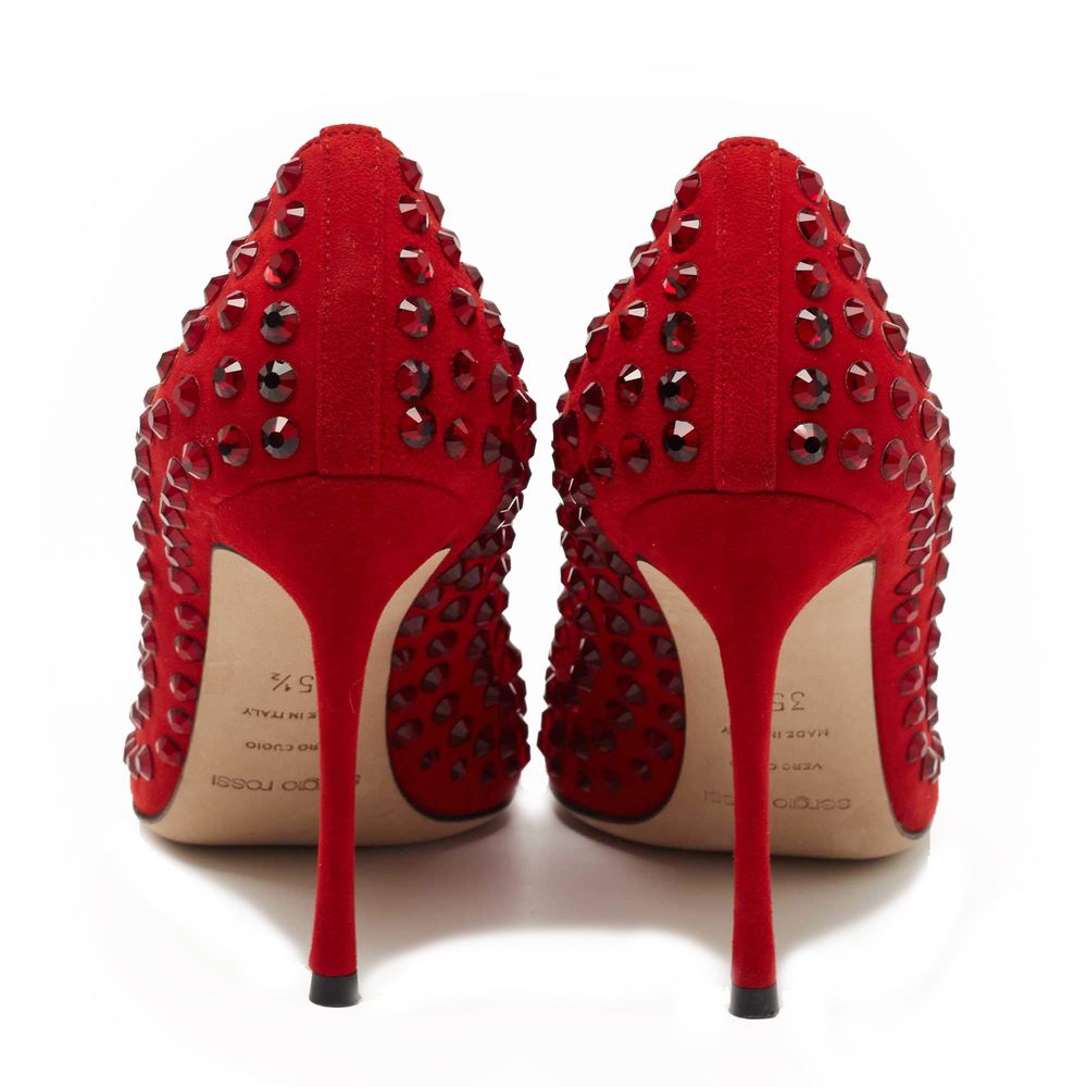 Sergio Rossi Red Calfskin Pump LUNESCAPE
