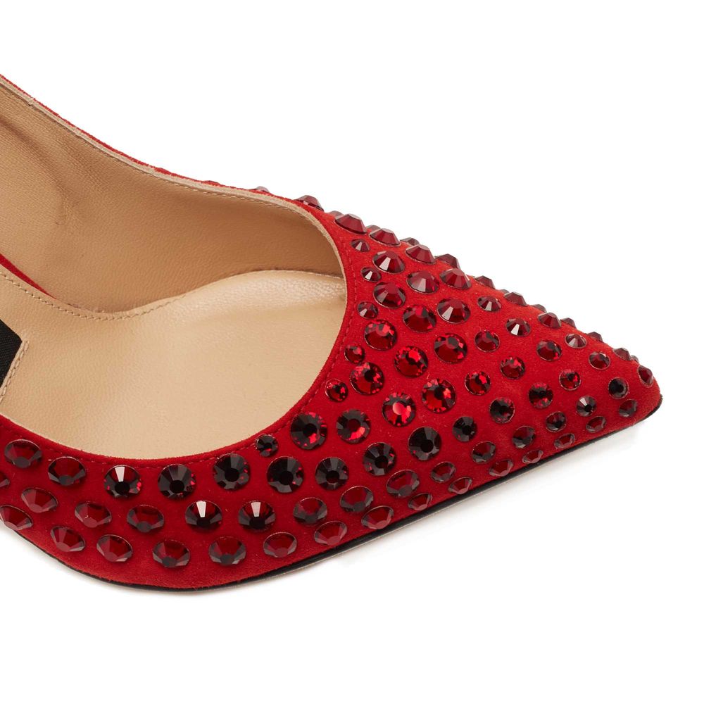 Sergio Rossi Red Calfskin Pump LUNESCAPE