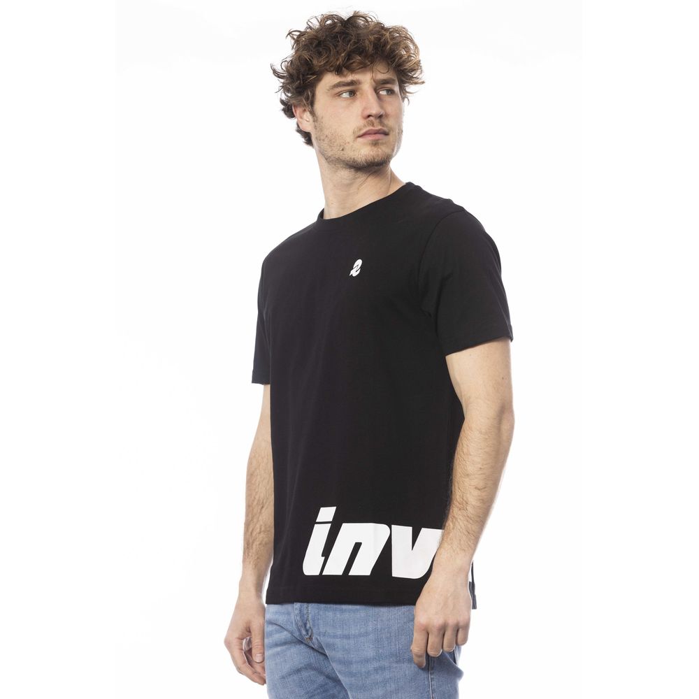 Invicta Black Cotton Men T-Shirt LUNESCAPE