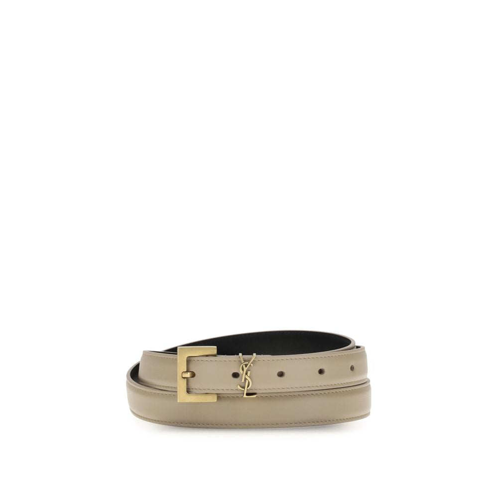 Saint Laurent Cassandre slim Belt LUNESCAPE
