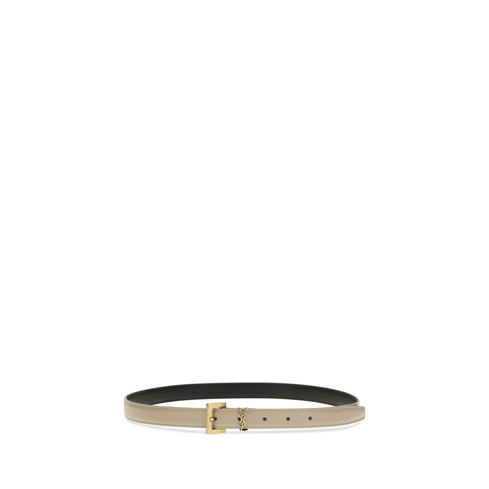 Saint Laurent Cassandre slim Belt LUNESCAPE