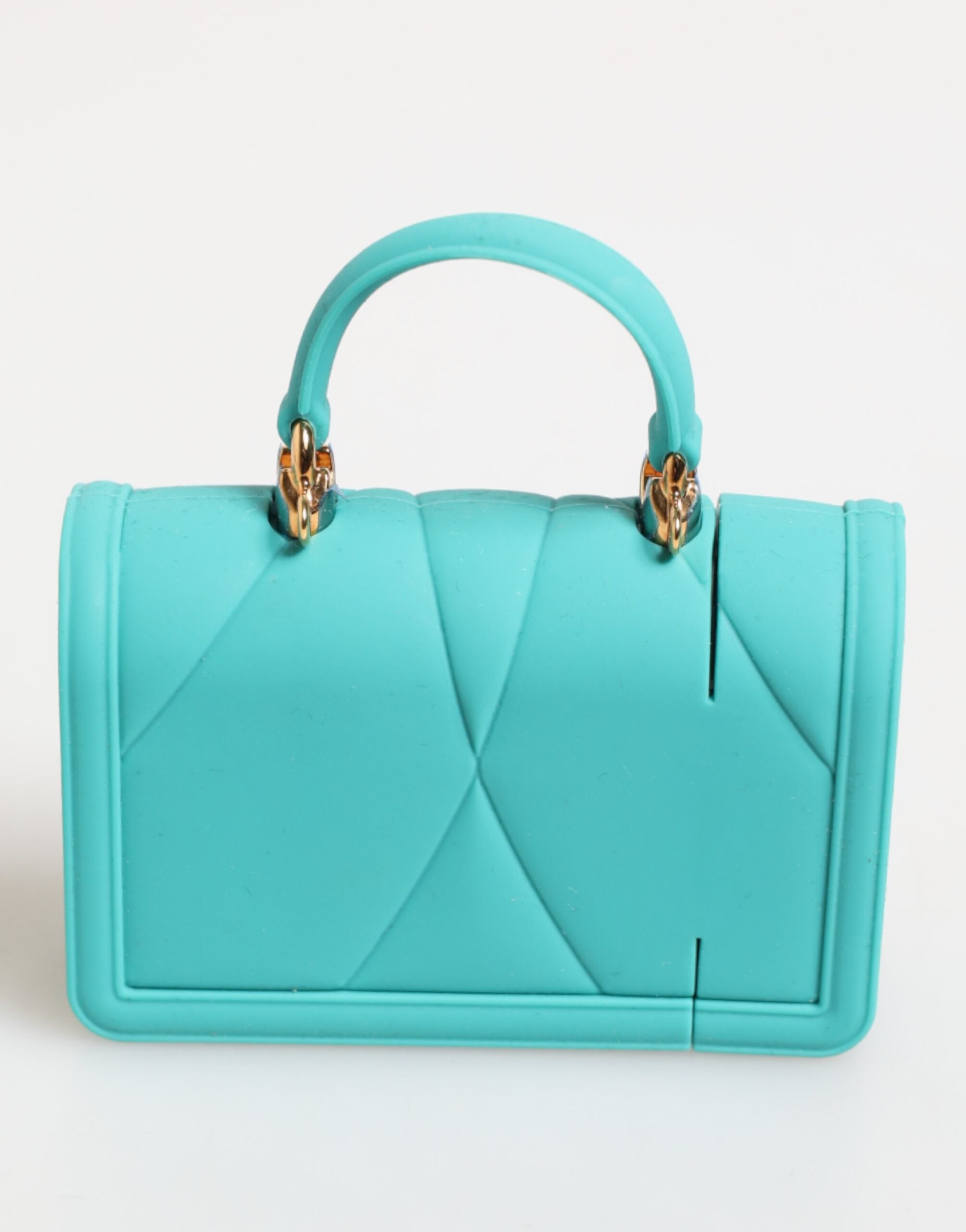 Dolce & Gabbana Turquoise Silicone Devotion Heart Cover Bag Airpods Case LUNESCAPE