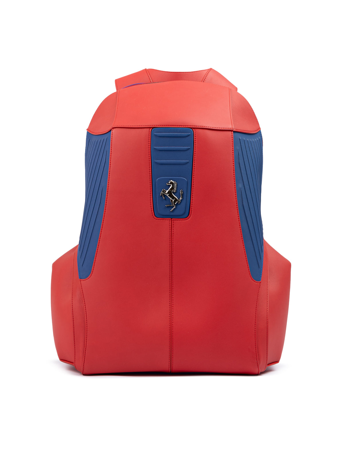 Ferrari Red Leather Technical Backpack LUNESCAPE