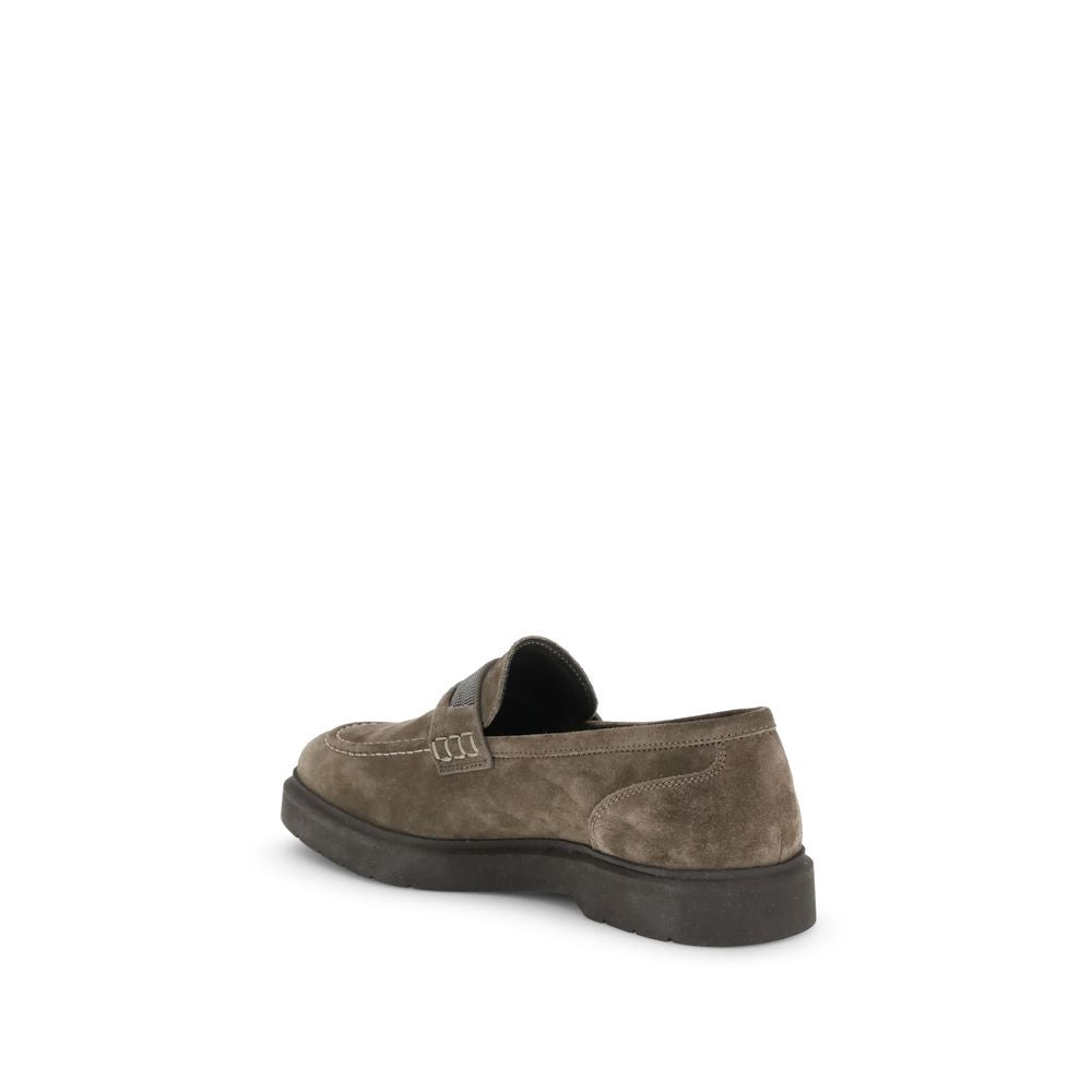 Brunello Cucinelli Leather Loafers LUNESCAPE