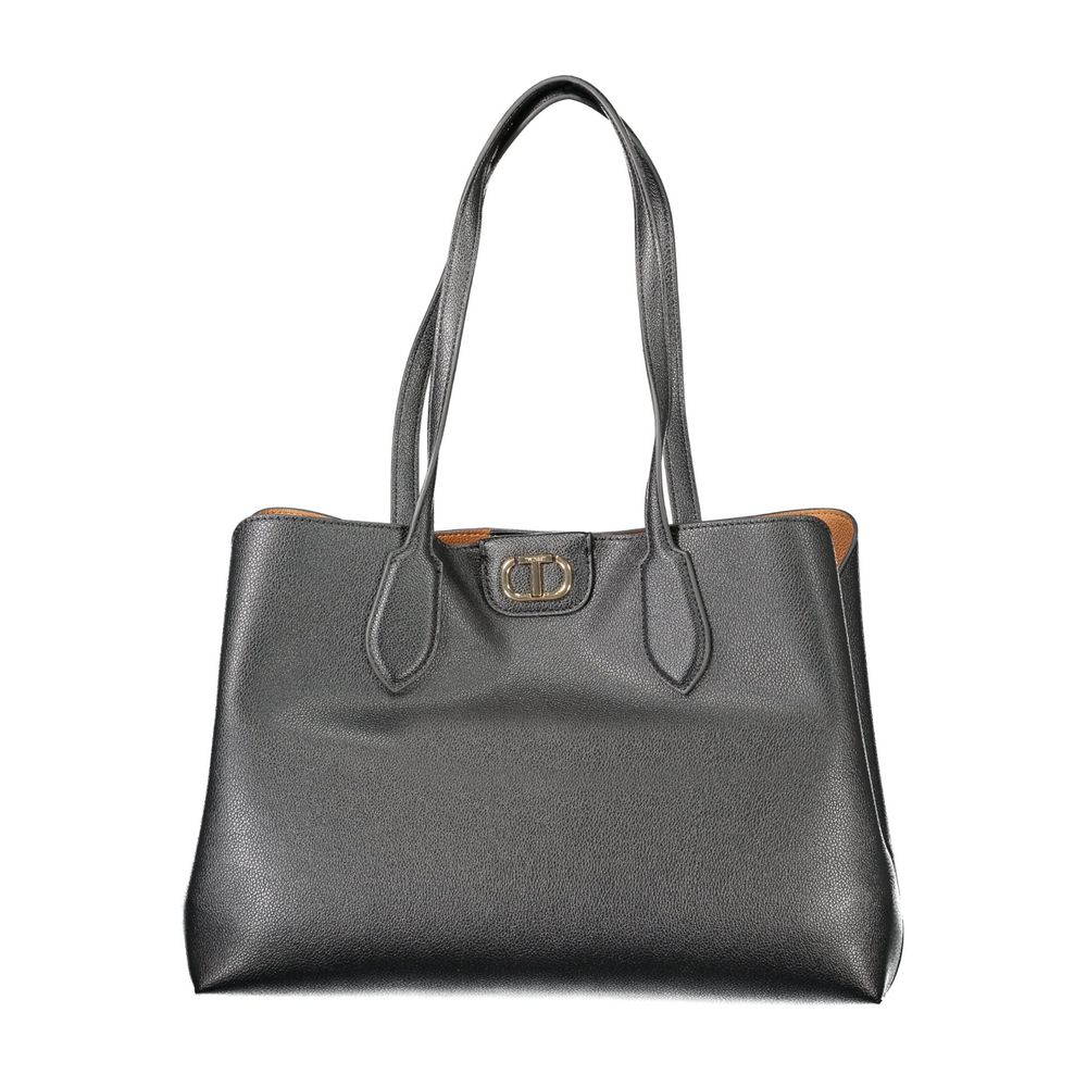 Twinset Black Polyethylene Women Handbag LUNESCAPE