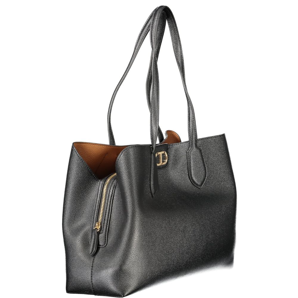 Twinset Black Polyethylene Women Handbag LUNESCAPE