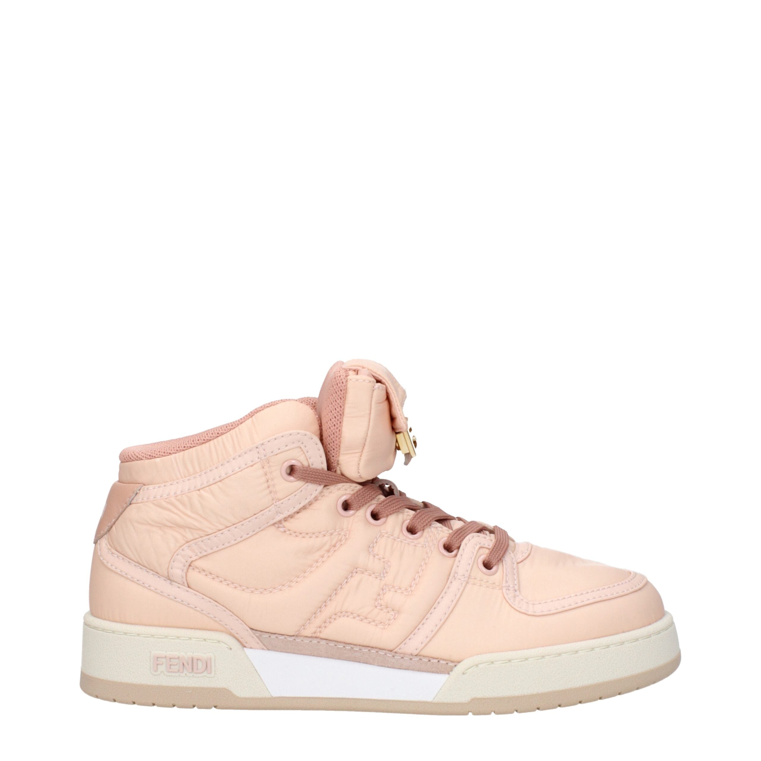 Fendi Pink Nylon High Tops LUNESCAPE