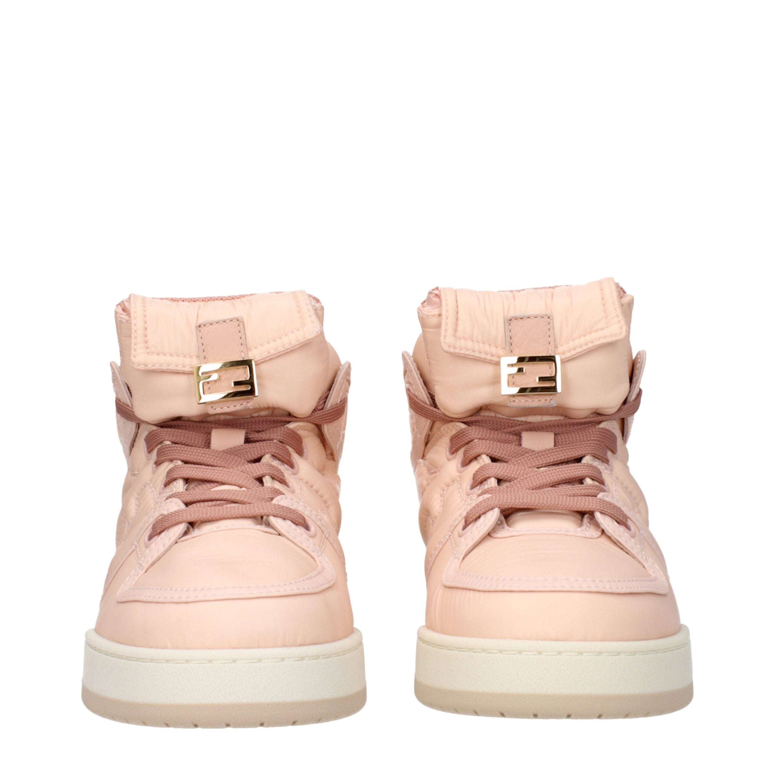 Fendi Pink Nylon High Tops LUNESCAPE