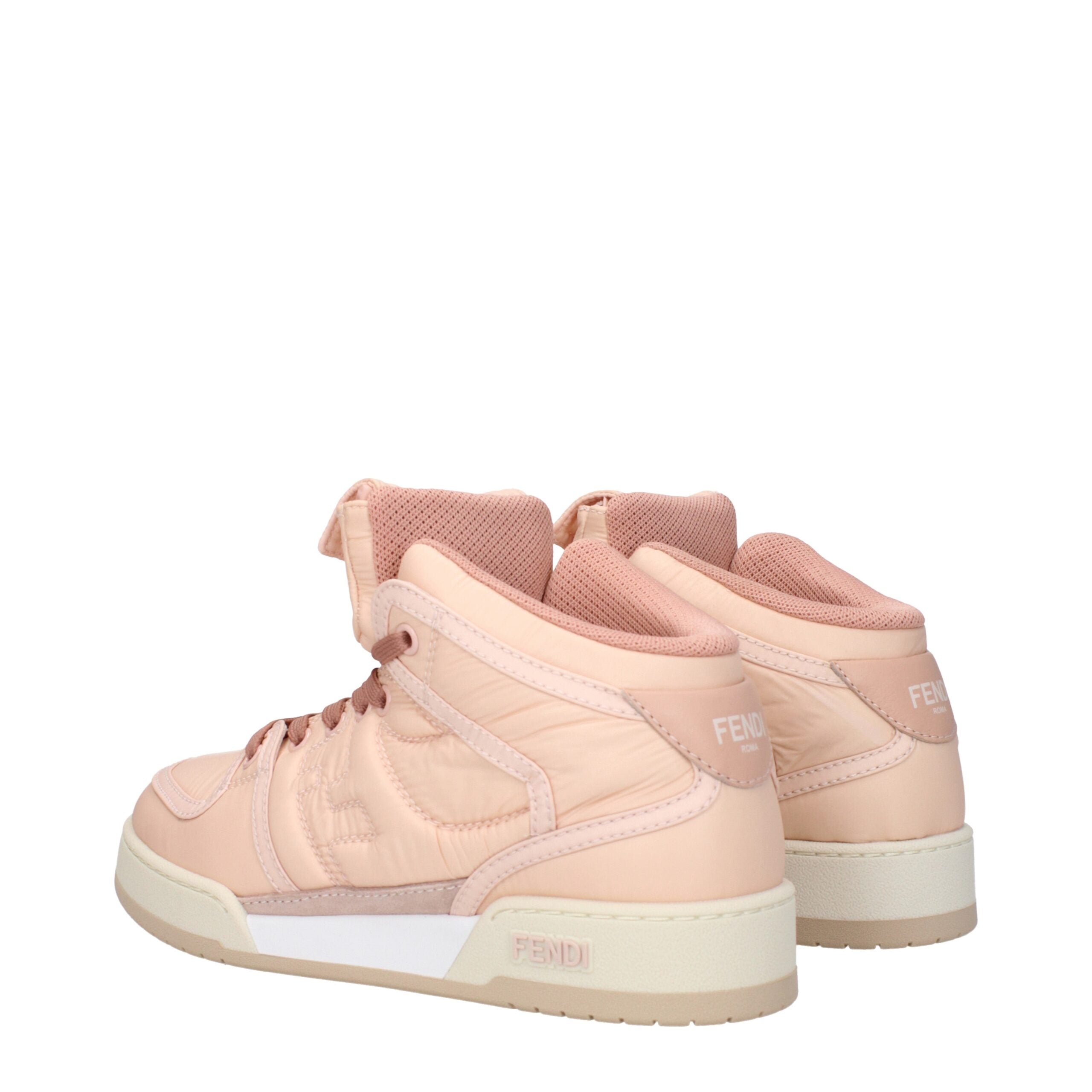 Fendi Pink Nylon High Tops LUNESCAPE